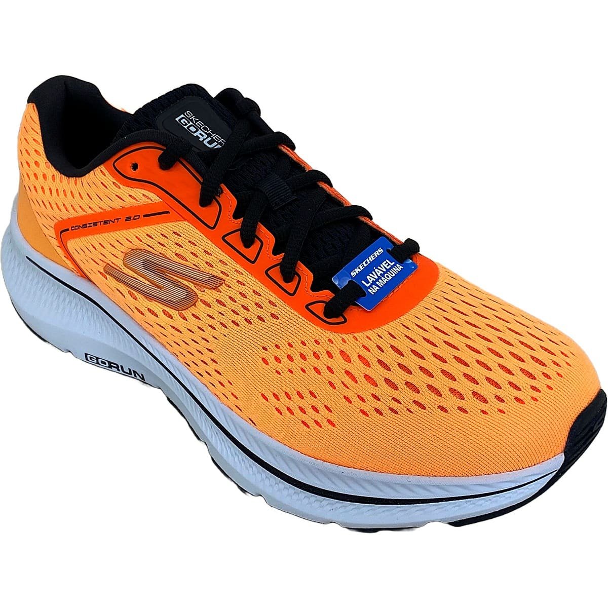 Tênis Skechers Go Run Consistent 2.0 Masculino Laranja Laranja 4