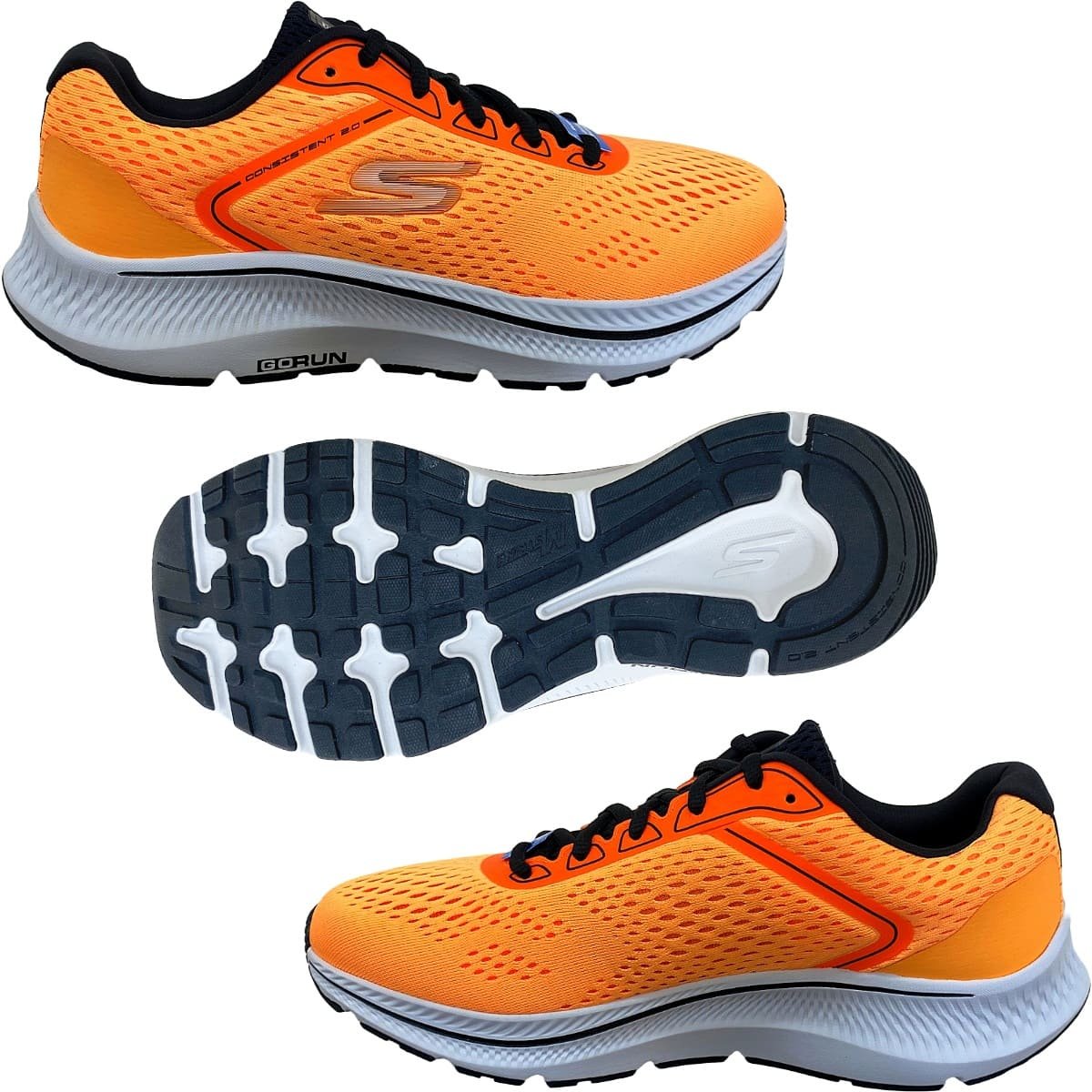 Tênis Skechers Go Run Consistent 2.0 Masculino Laranja Laranja 8