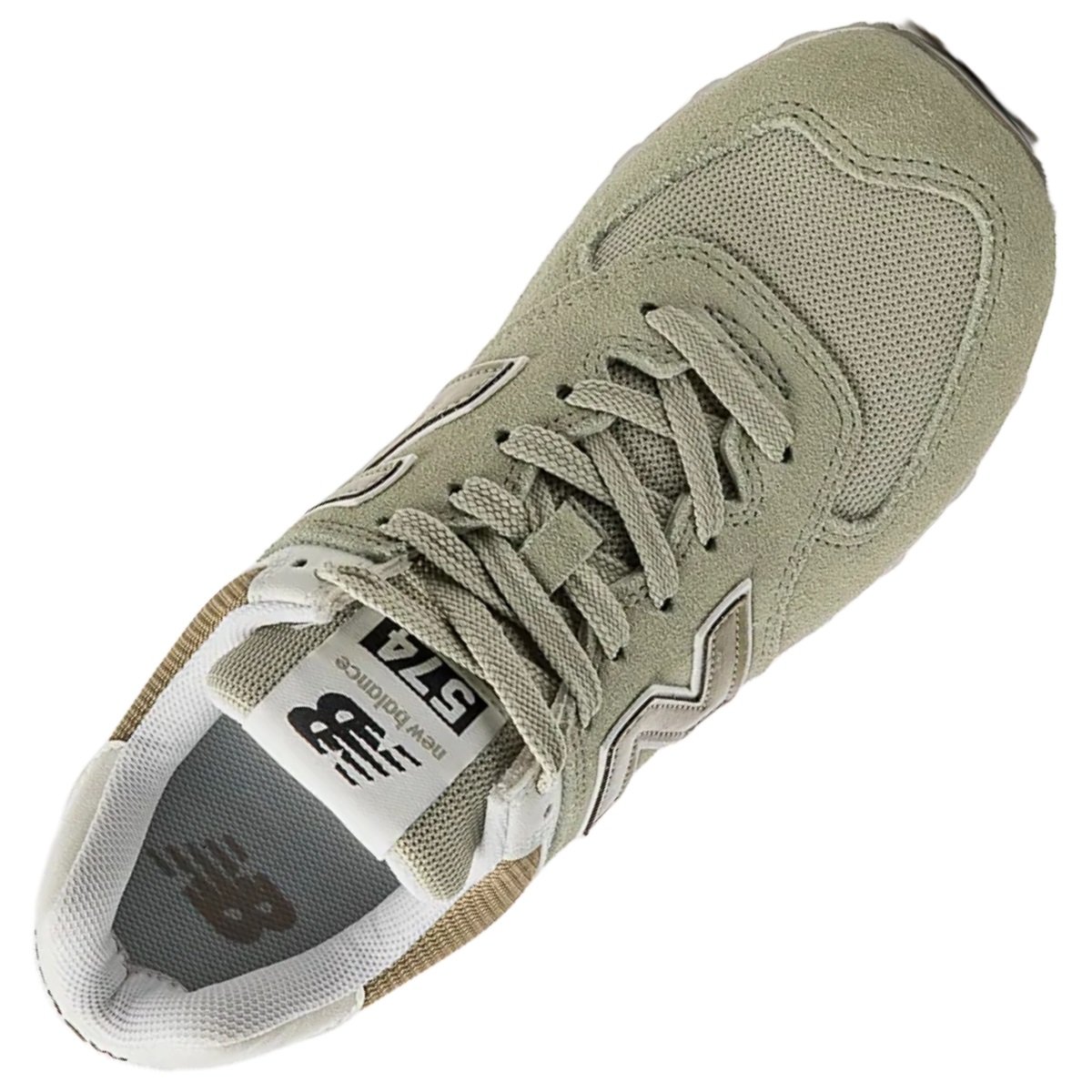 Tênis New Balance 574 Feminino Verde Claro 4