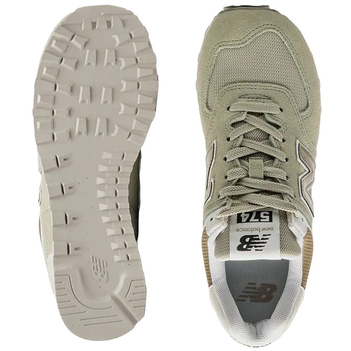 Tênis New Balance 574 Feminino Verde Claro 7