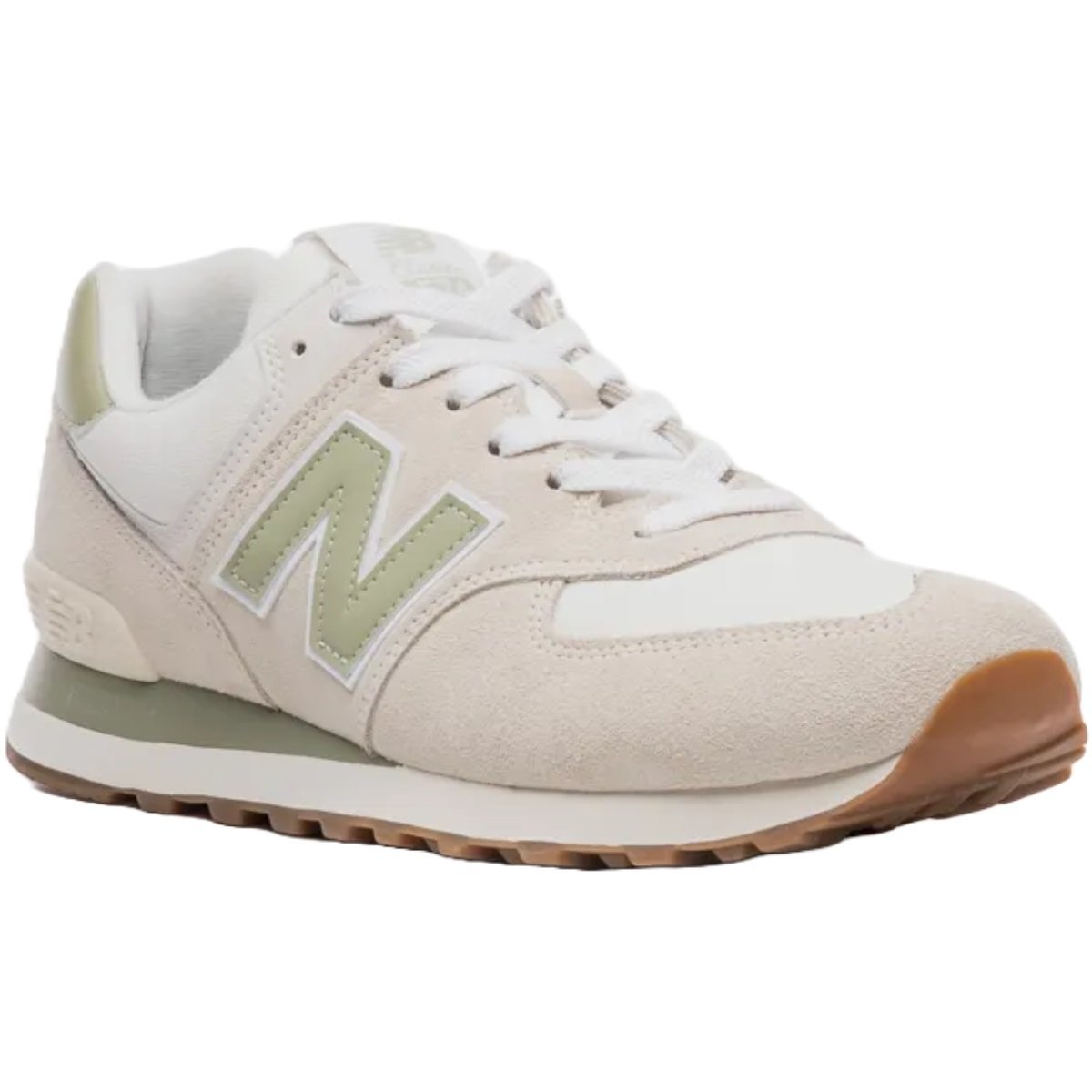 Tênis New Balance 574 Feminino Creme 5