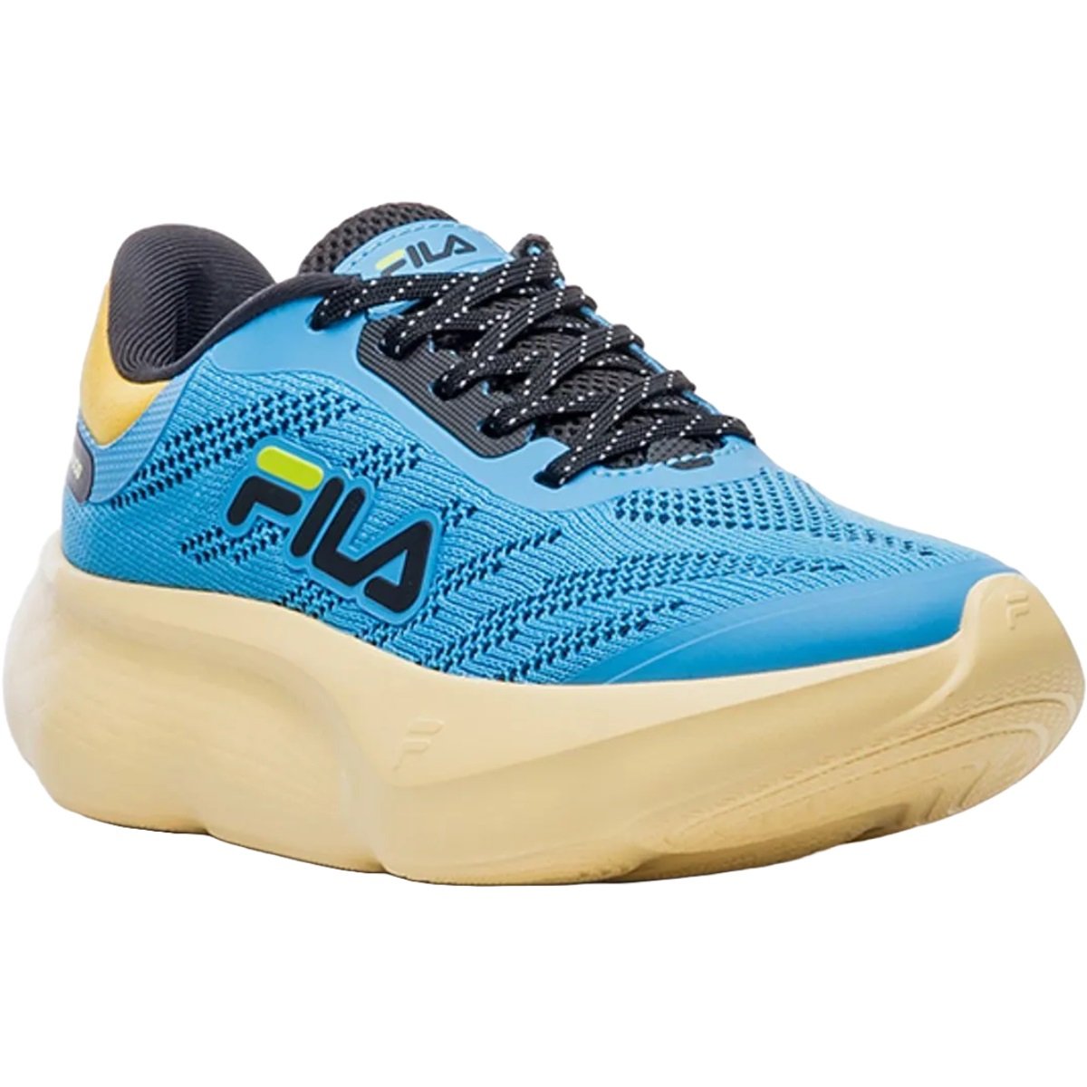 Tênis Fila Maxxi Infantil Azul/Amarelo 3