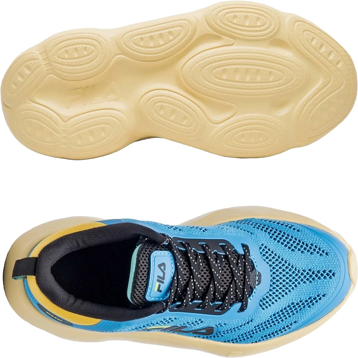 Tênis Fila Maxxi Infantil Azul/Amarelo 8