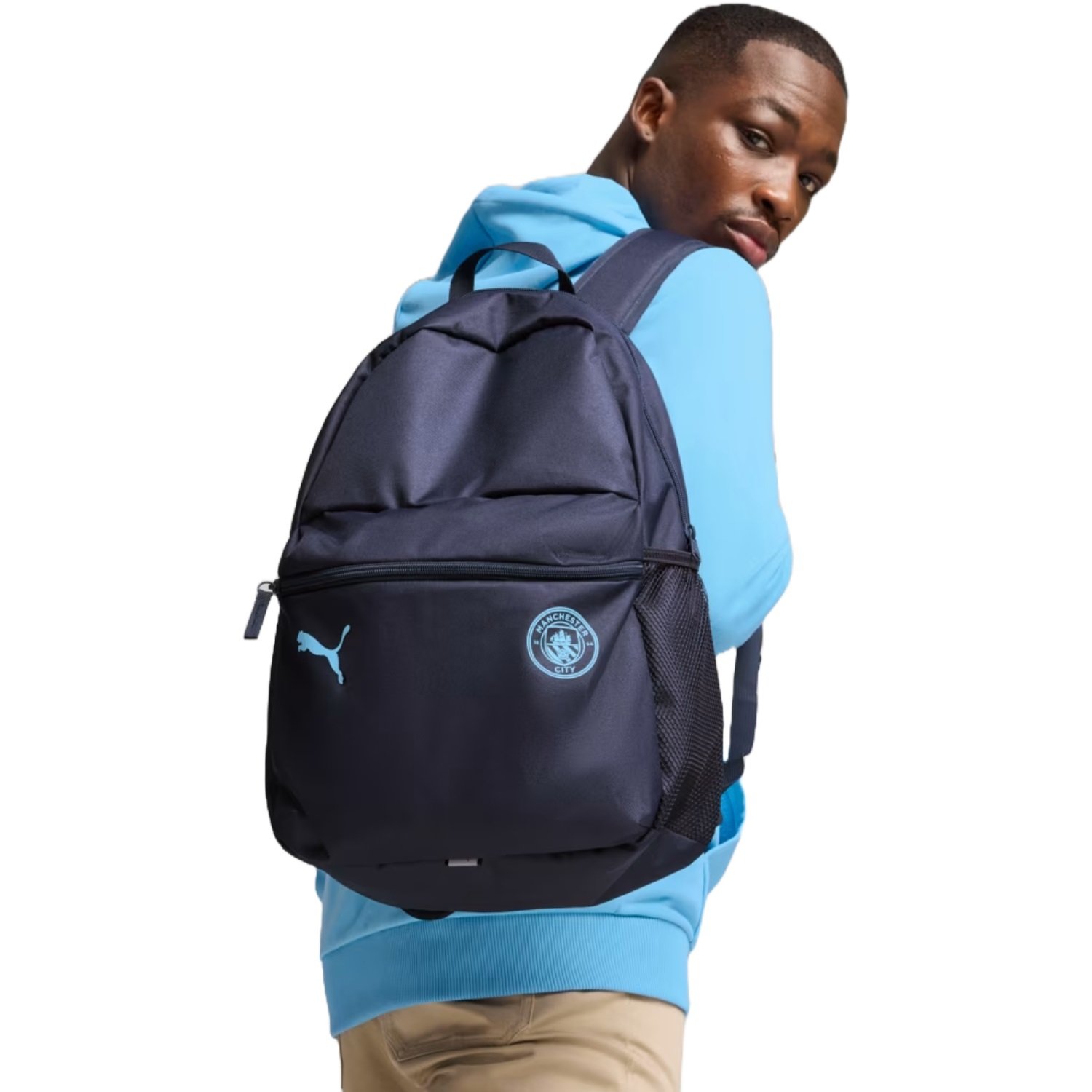 Mochila Puma Manchester City Ess Marinho Azul 6