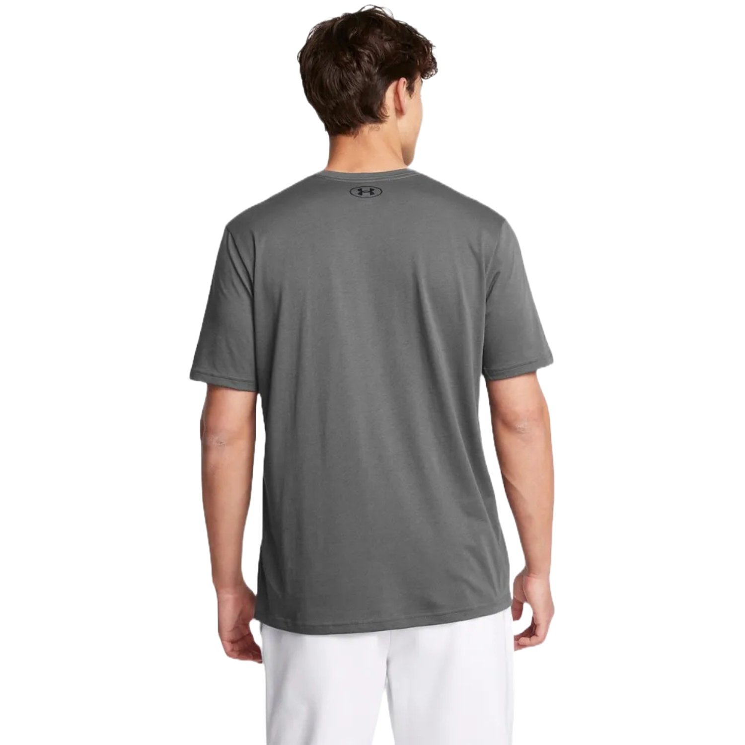Camiseta Under Armour Sportstyle Left Chest Masculino Cinza 4