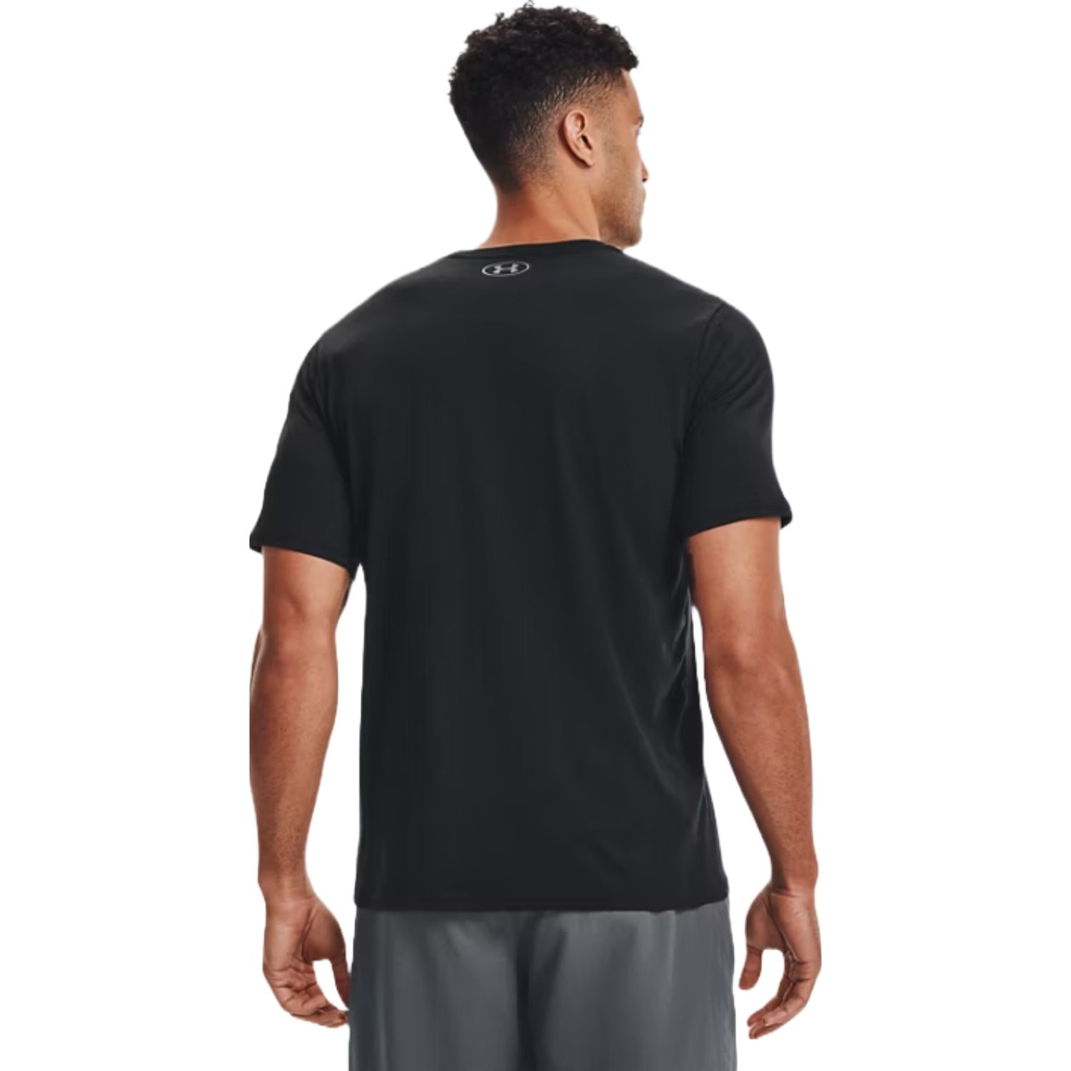 Camiseta Under Armour Sportstyle Left Chest Masculino Cinza Escuro 4