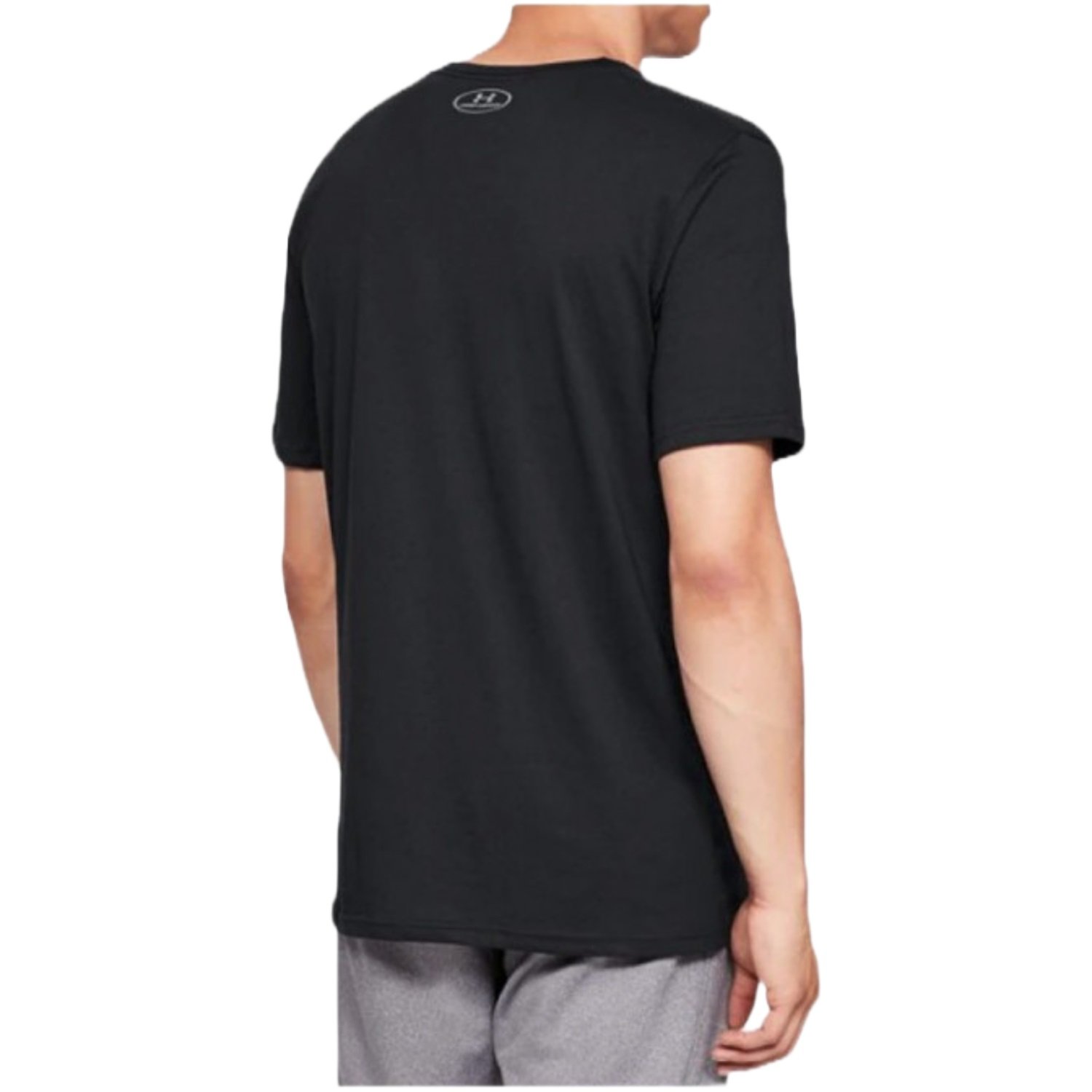 Camiseta Under Armour Sportstyle Left Chest Masculino Cinza Escuro 6