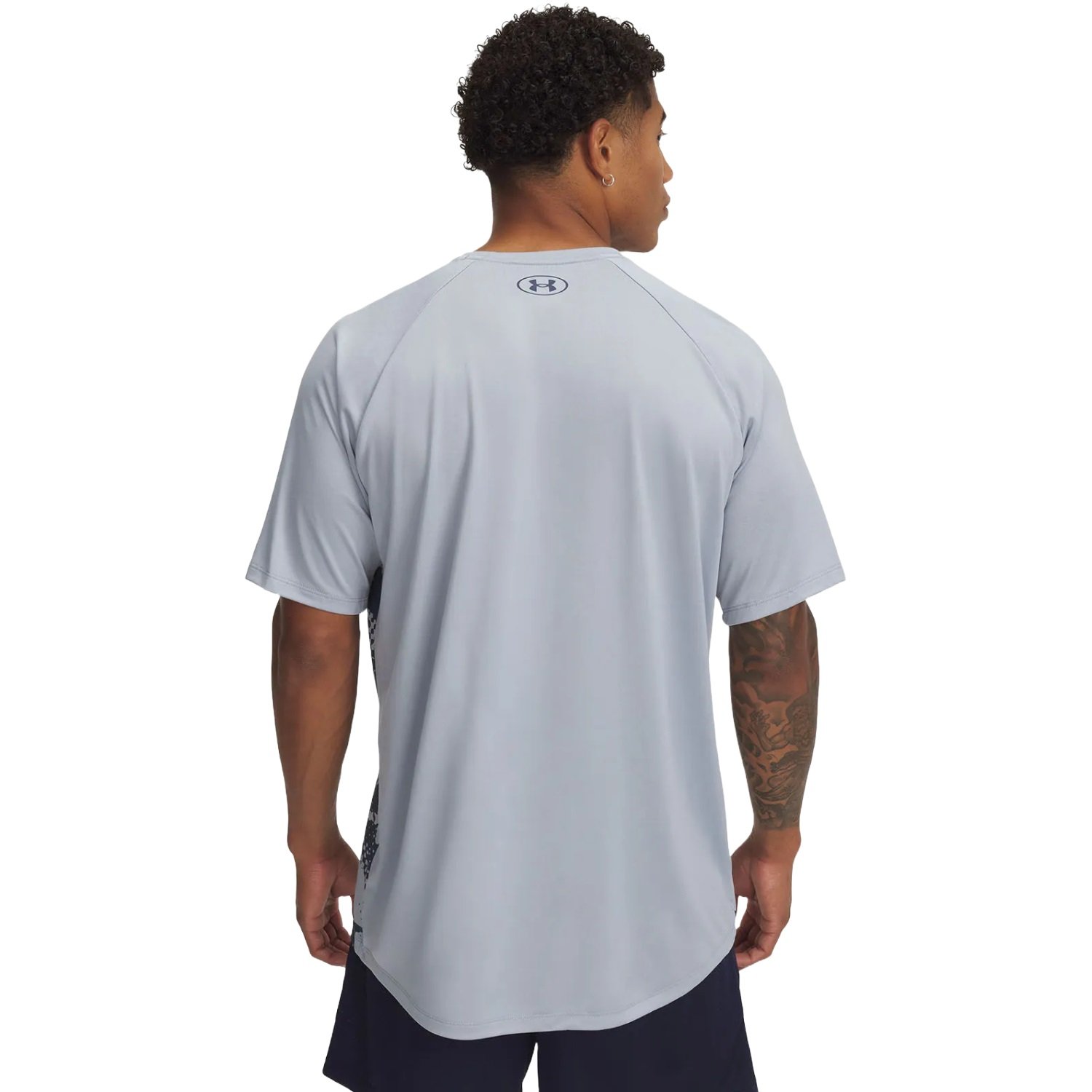 Camiseta Under Armour Tech Fade Masculino Cinza 2