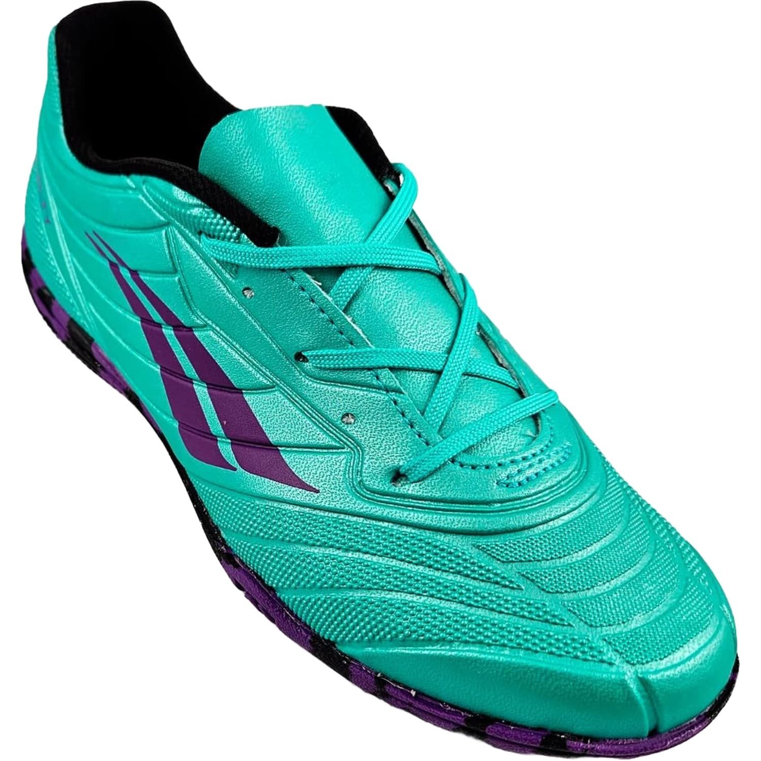 Chuteira Futsal Penalty Matis XXI Infantil Verde/Roxo 5