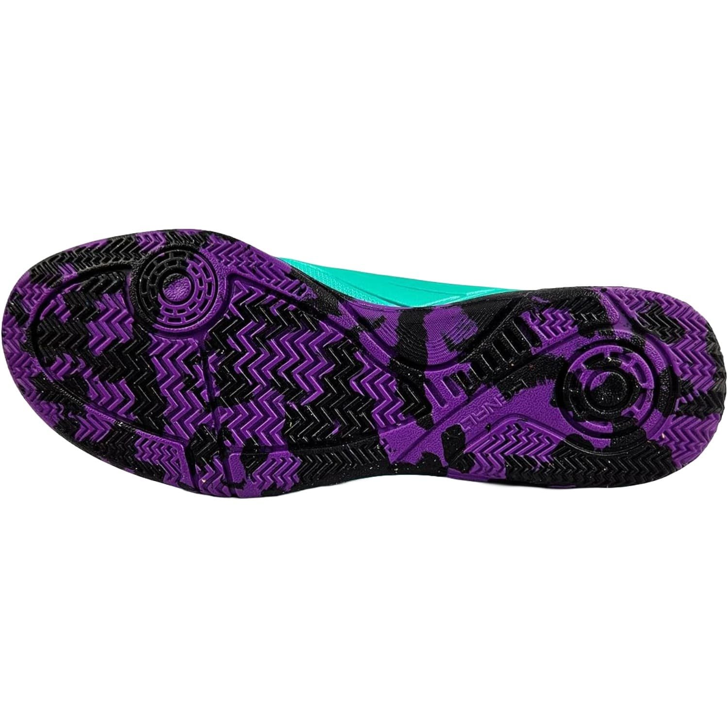 Chuteira Futsal Penalty Matis XXI Infantil Verde/Roxo 6