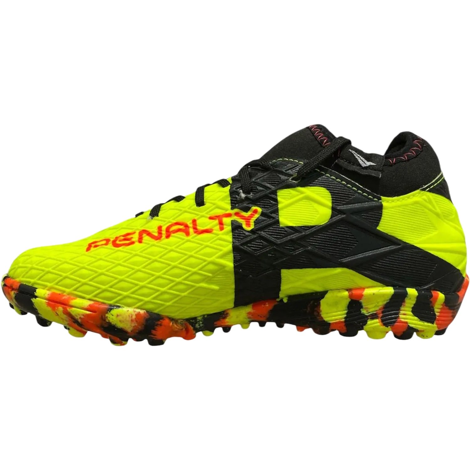 Chuteira Society Penalty RX Locker Y-3 Infantil Amarelo/Laranja/Preto 2