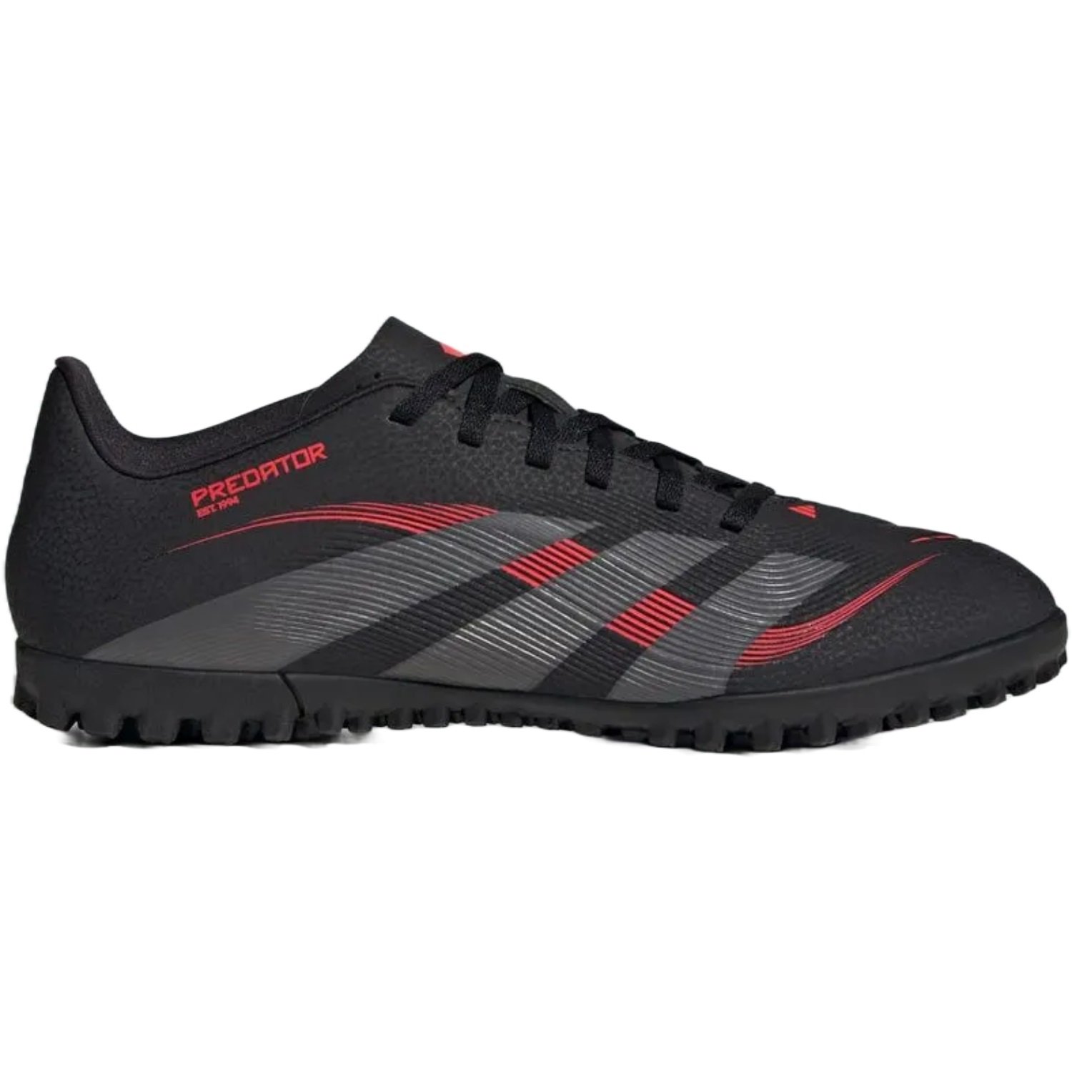 Chuteira Society Adidas Predator Club Masculino Preto/Vermelho 1