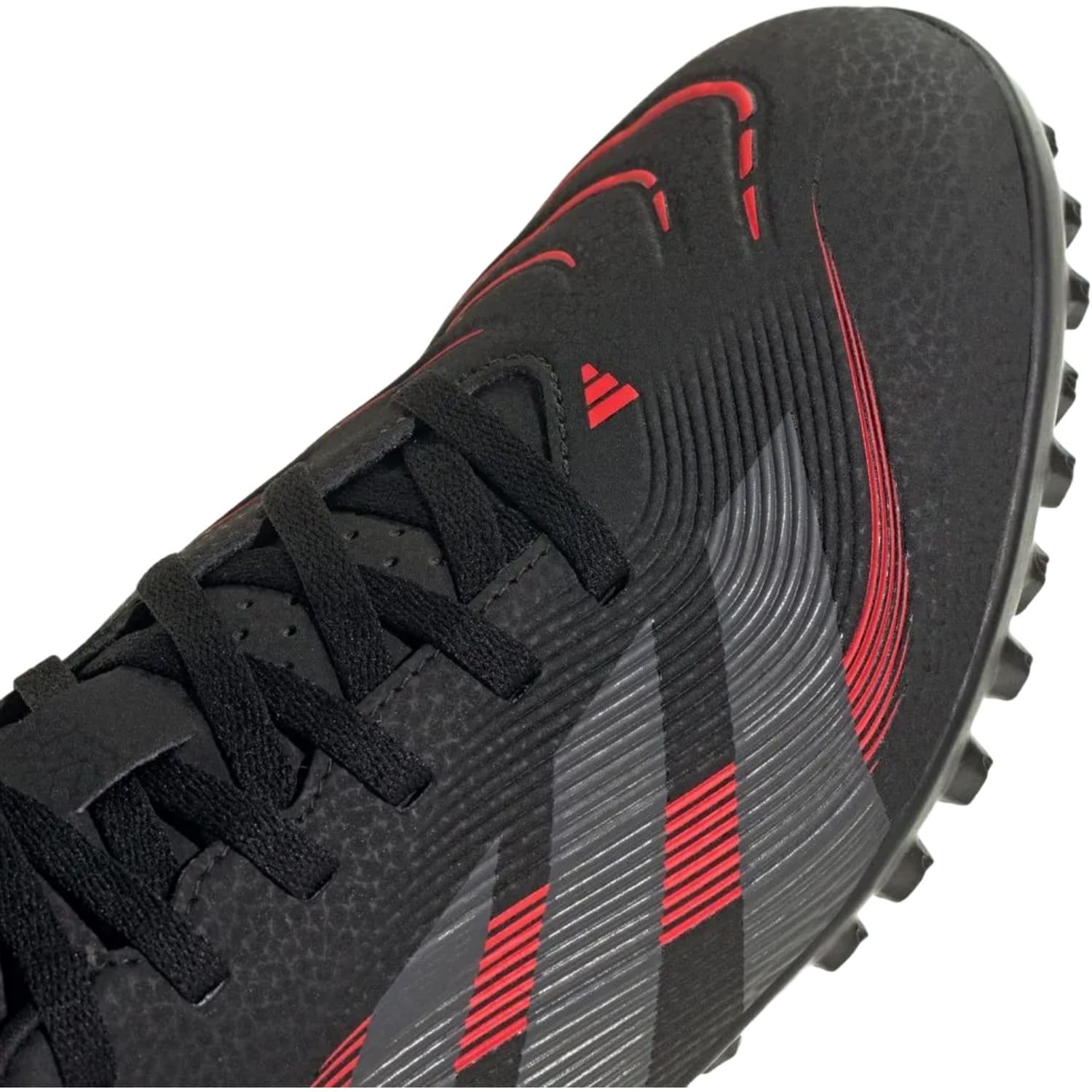 Chuteira Society Adidas Predator Club Masculino Preto/Vermelho 5