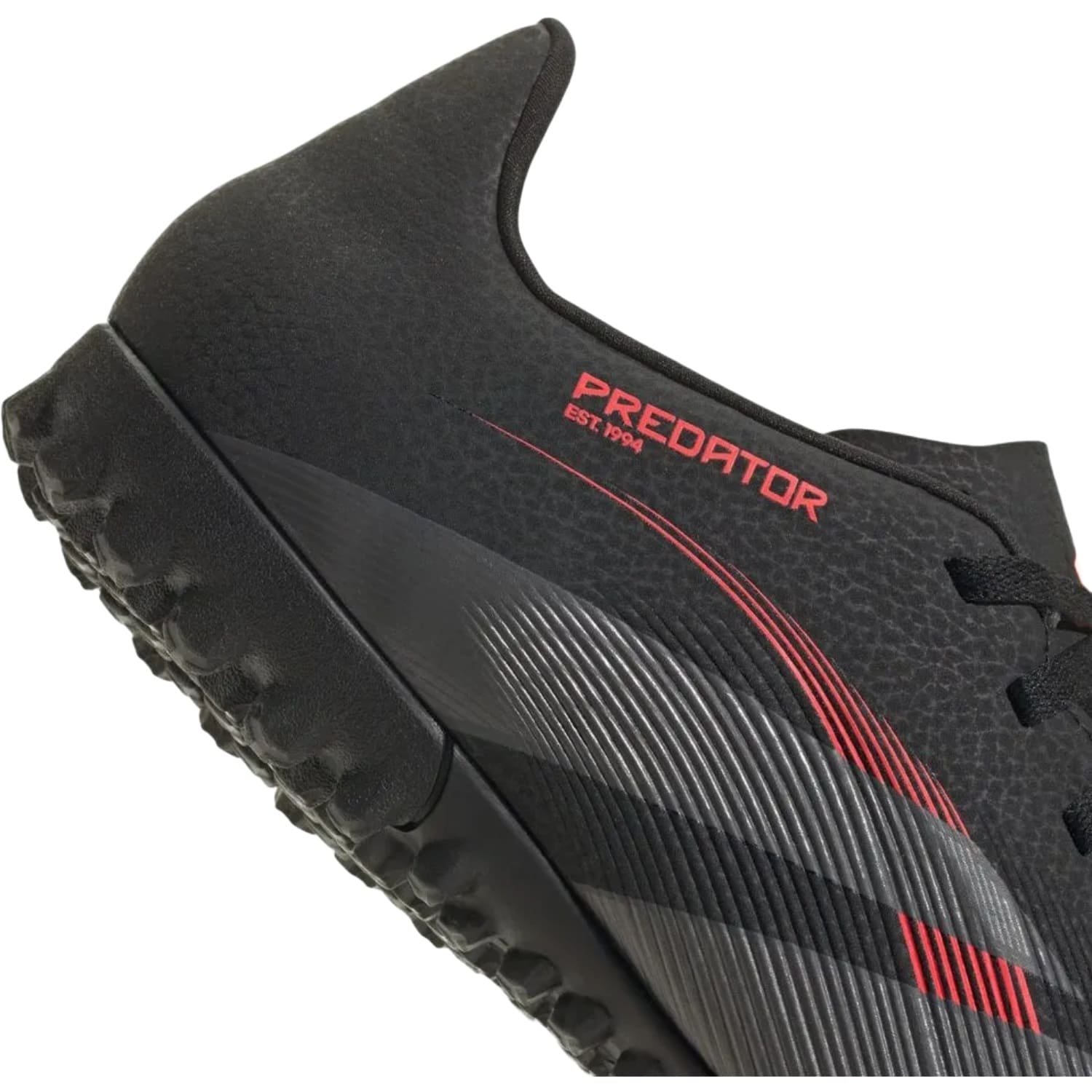 Chuteira Society Adidas Predator Club Masculino Preto/Vermelho 6