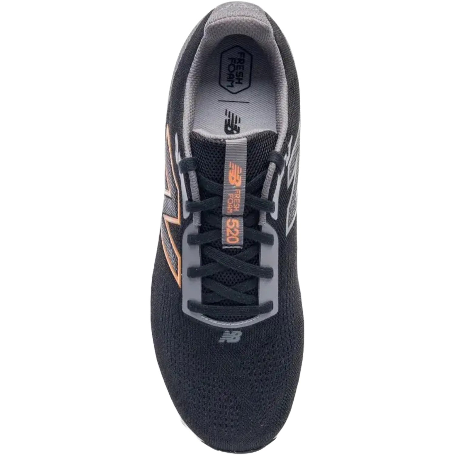 Tênis New Balance Fresh Foam 520 V9 Masculino Cinza/Laranja 5