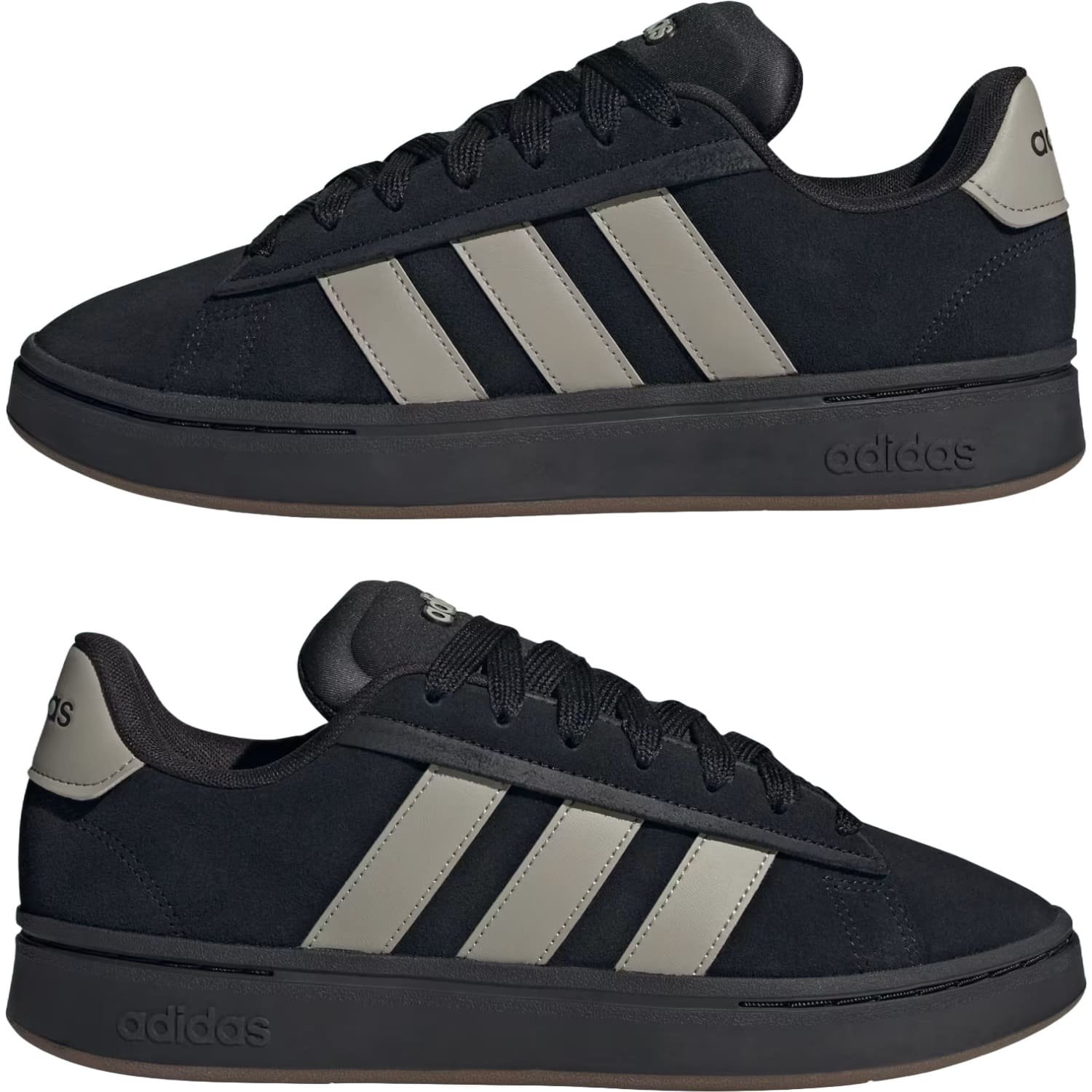 Tênis Adidas Grand Court Alpha Masculino Preto/Cinza