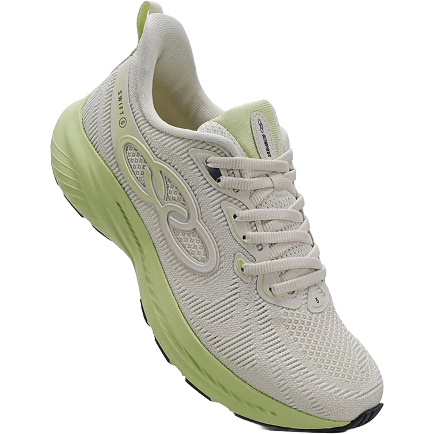 Tênis Olympikus Swift 5 Feminino Branco e Amarelo Branco/Amarelo 2