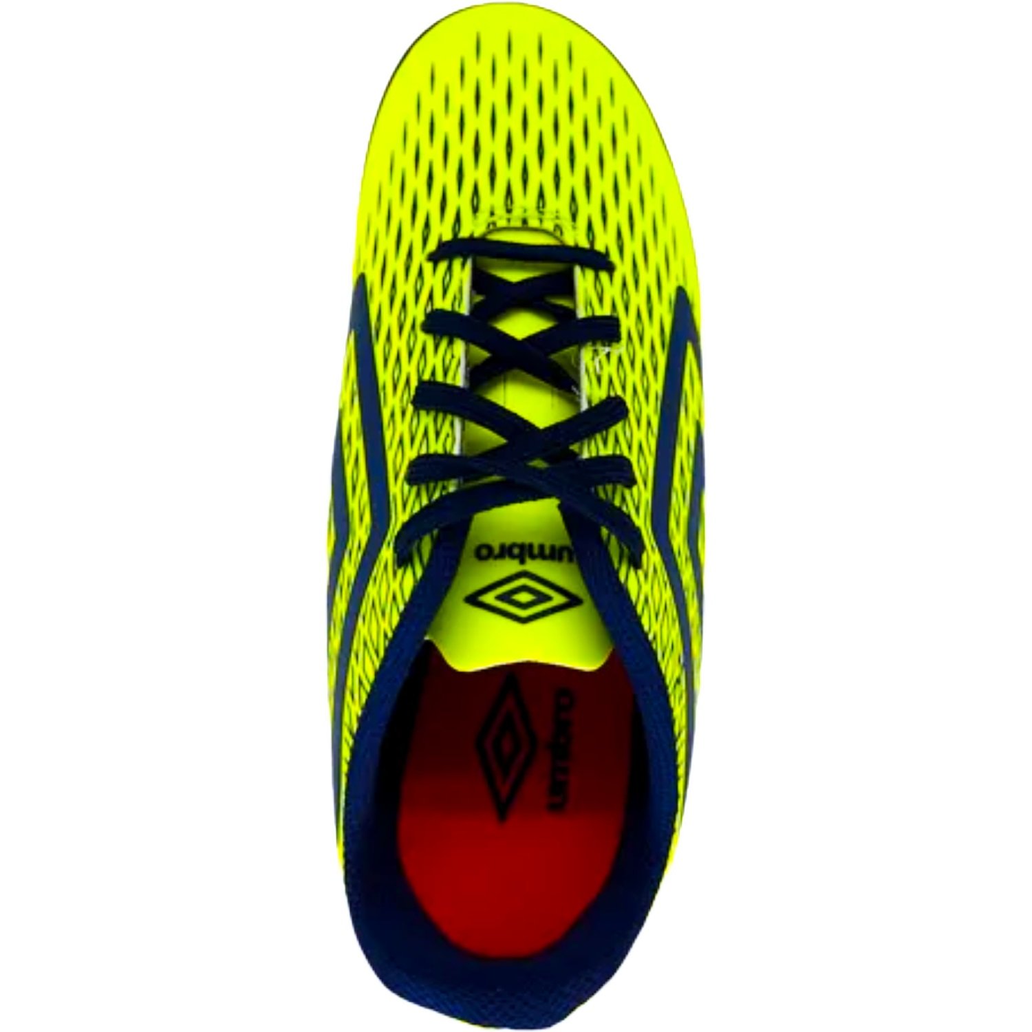 Chuteira Society Umbro X-Diamond Infantil Amarelo/Azul 5