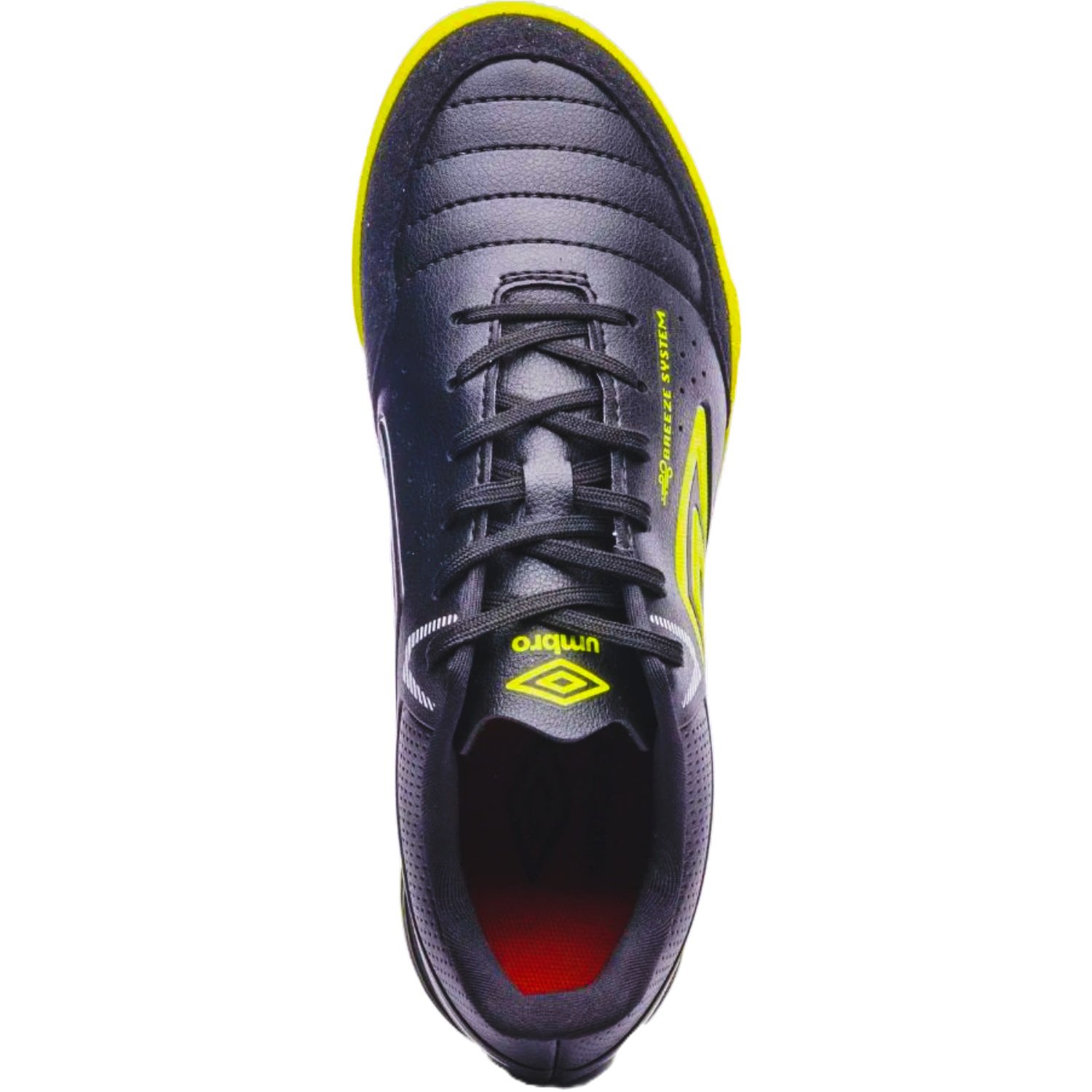 Chuteira Futsal Umbro Neo-Comfort Masculino Preto/Amarelo 5