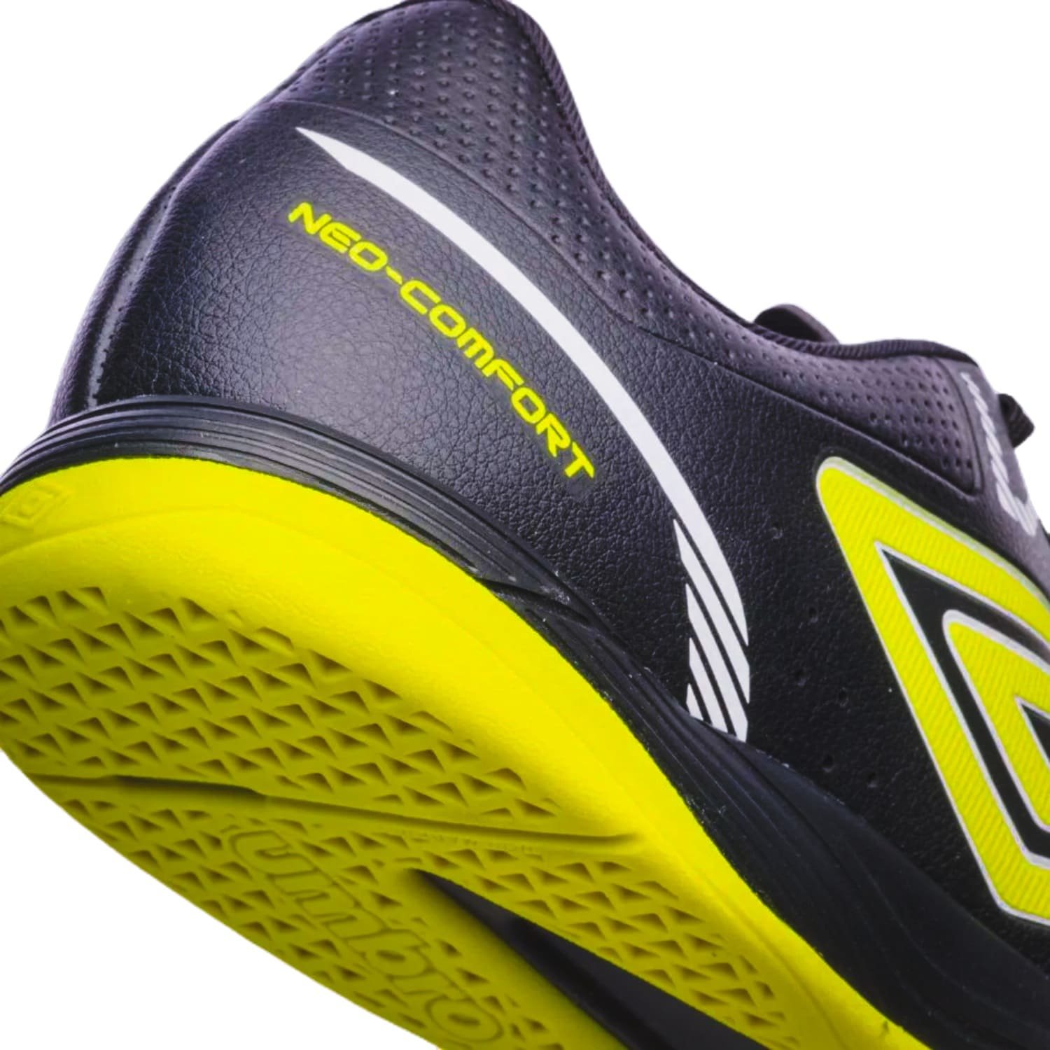 Chuteira Futsal Umbro Neo-Comfort Masculino Preto/Amarelo 6