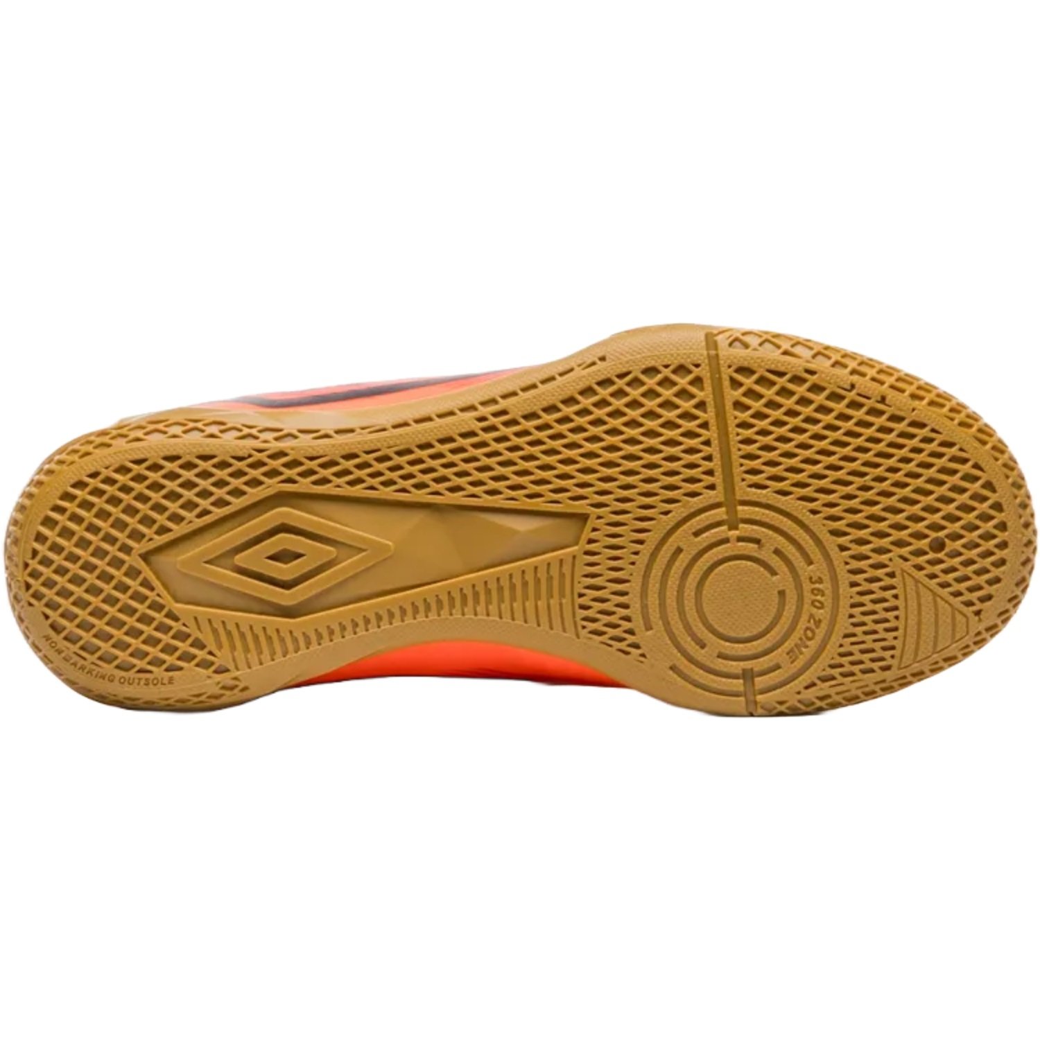 Chuteira Futsal Umbro X-Diamond Infantil Laranja/Preto 4