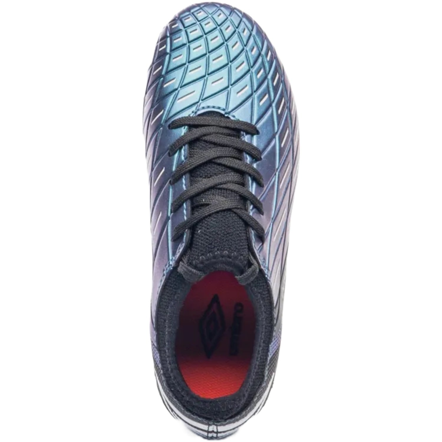 Chuteira Campo Umbro Domain Infantil Azul/Preto 5