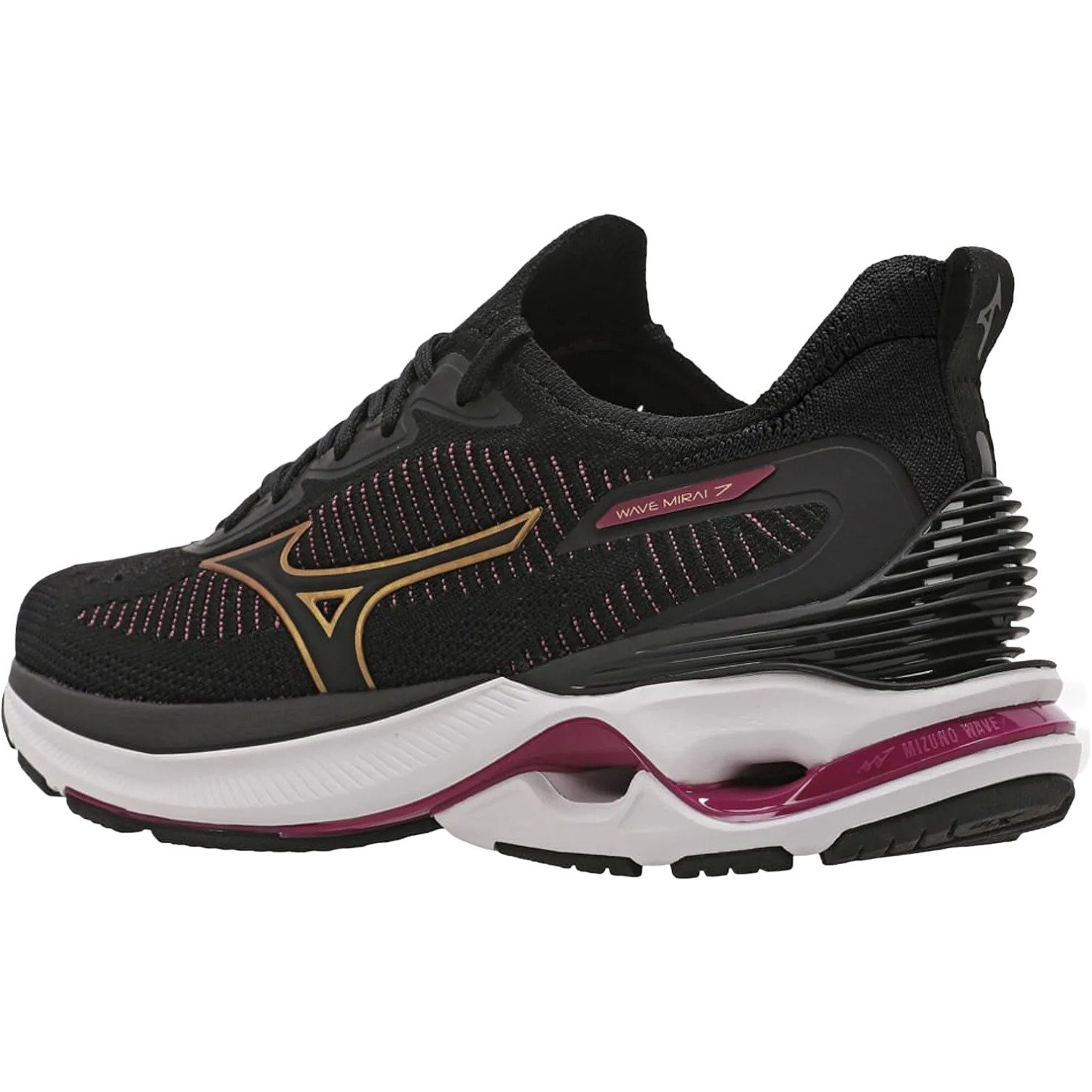 Tênis Mizuno Wave Mirai 7 Feminino Preto 4