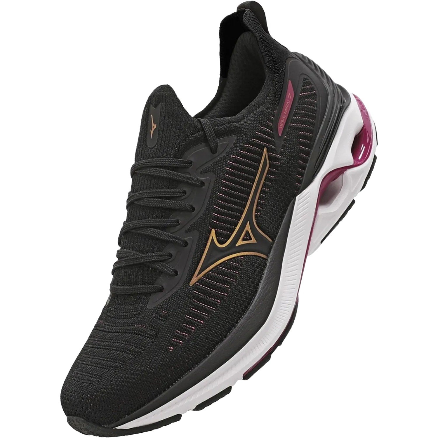 Tênis Mizuno Wave Mirai 7 Feminino Preto 5