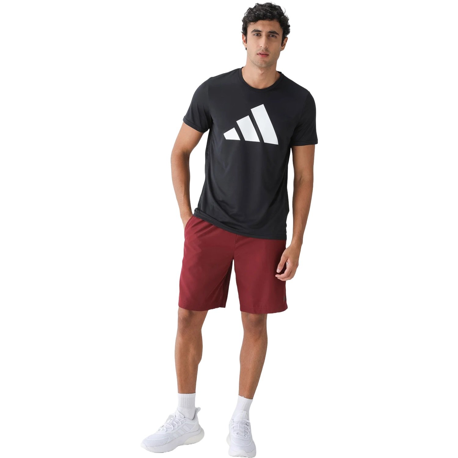 Shorts Adidas Colorblock Masculino Vermelho 3