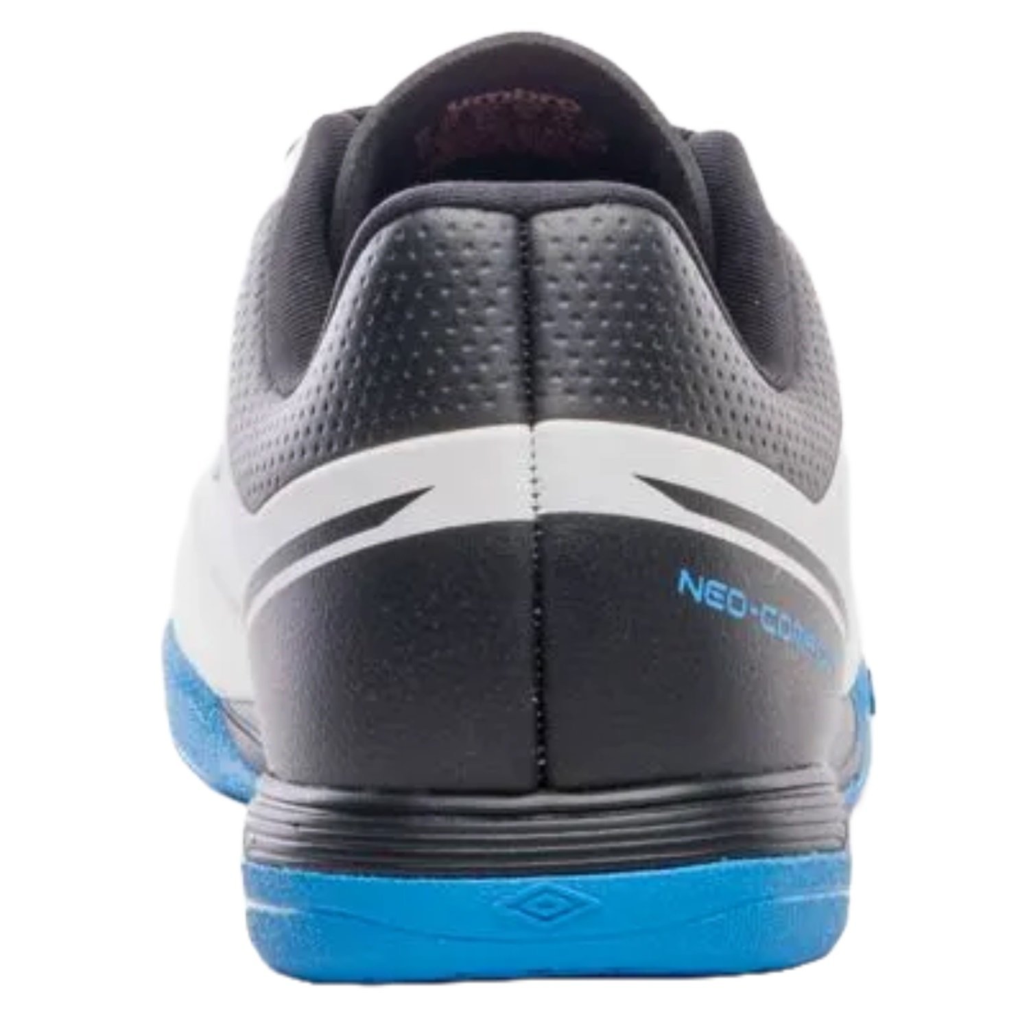 Chuteira Futsal Umbro Neo-Comfort Masculino Branco/Preto/Azul 6