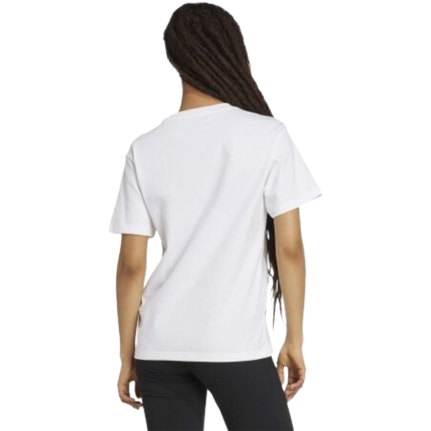 Camiseta Adidas Gráfica Softs Feminino Branco 3