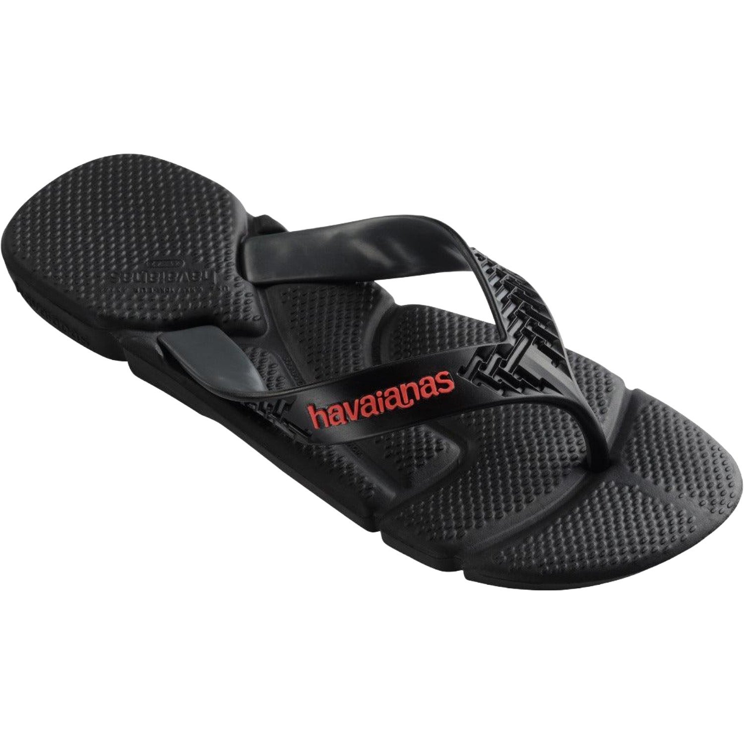 Chinelo Havaianas Power 2.0 FC Masculino Preto/Vermelho 4