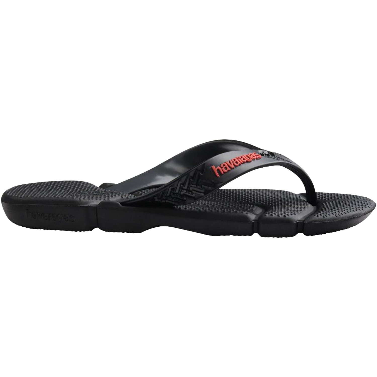 Chinelo Havaianas Power 2.0 FC Masculino Preto/Vermelho 5
