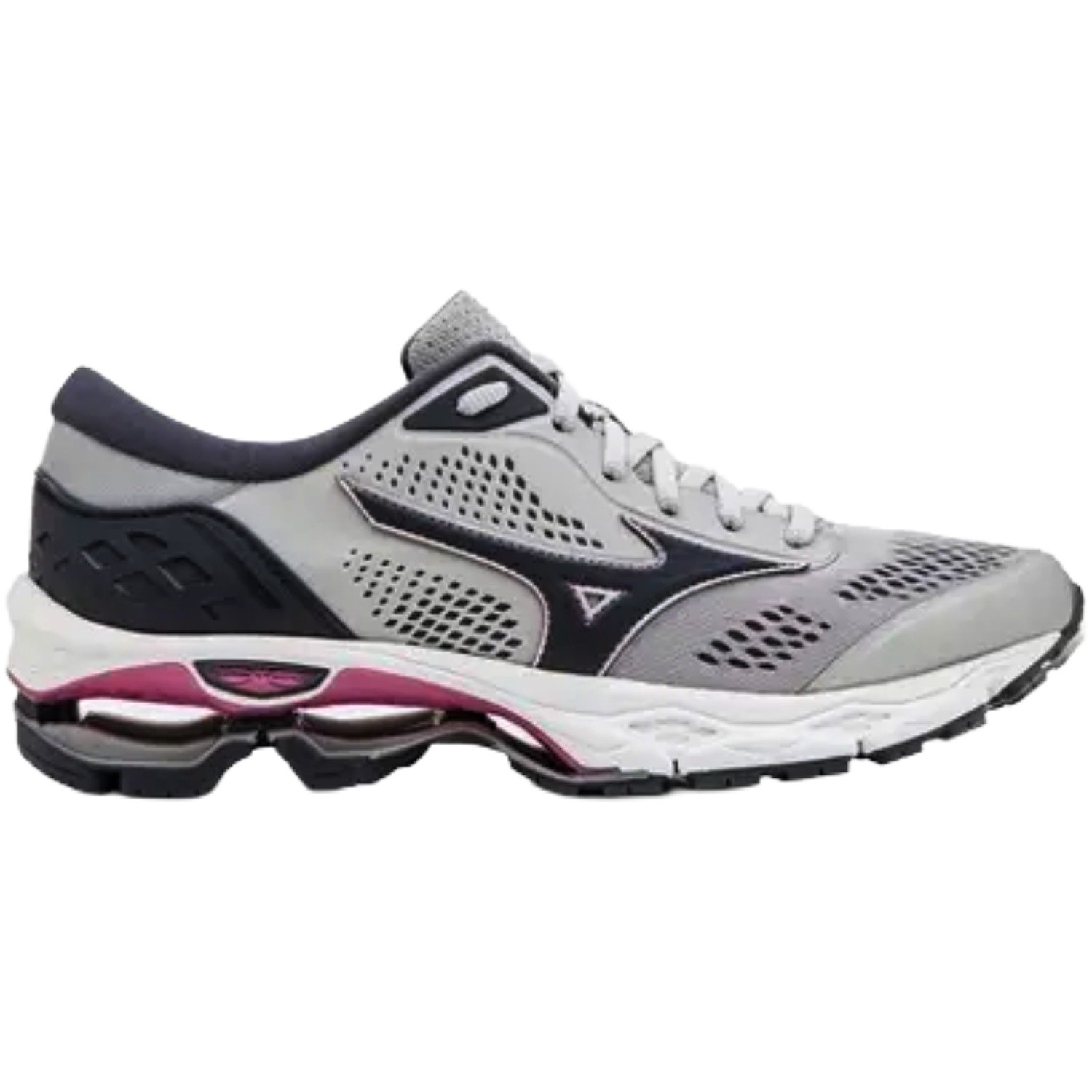Tênis Mizuno Wave Invictus Feminino Cinza/Preto 1
