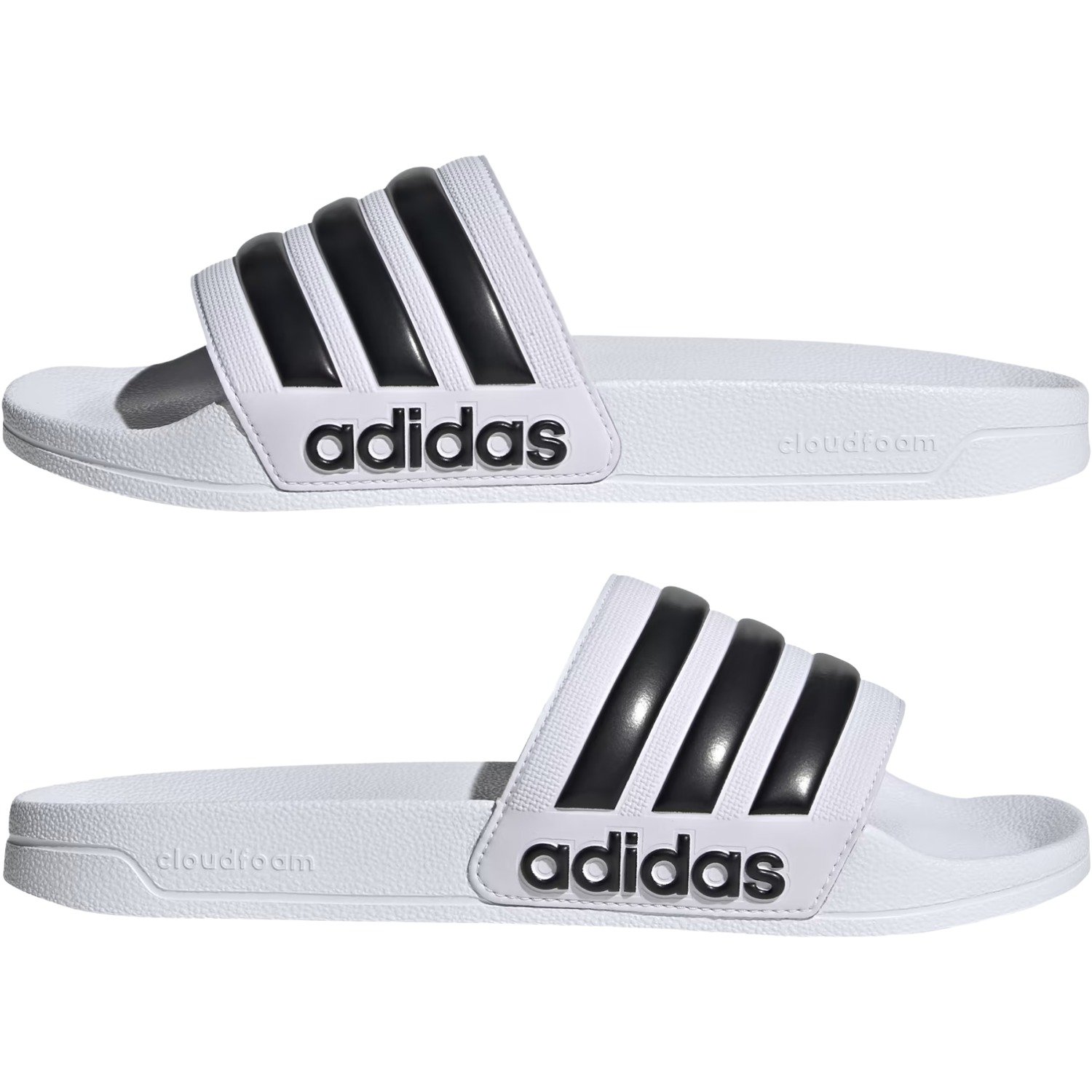 Chinelo Adidas Adilette Shower Branco/Preto 5