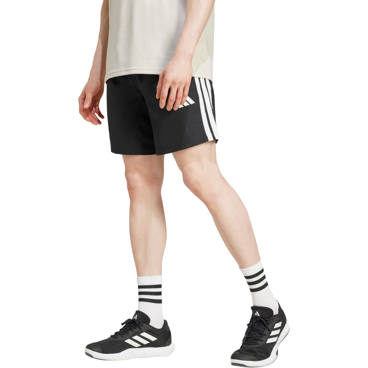 Shorts Adidas Bold 3 Listras Masculino Preto 2