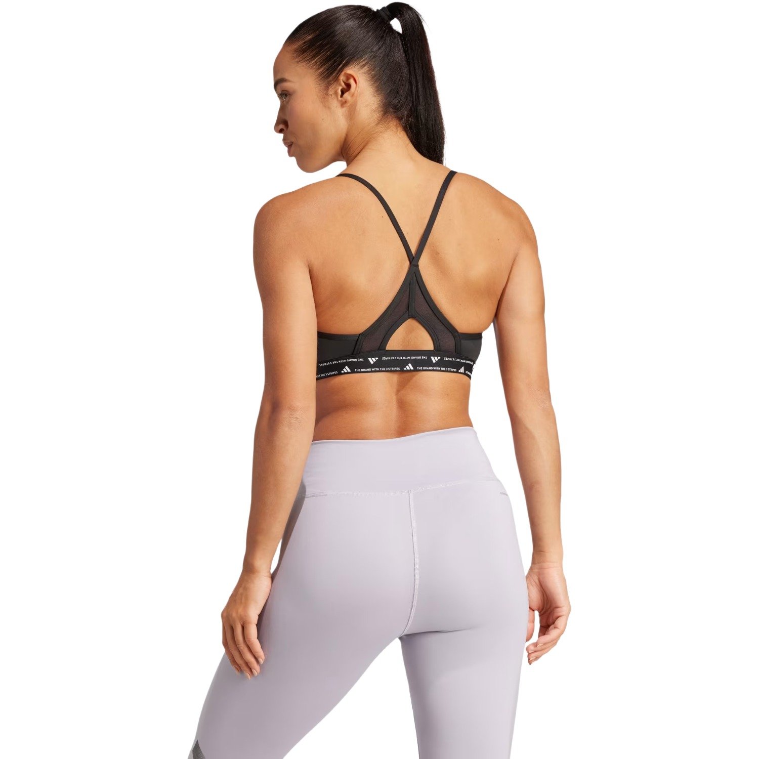 Top Adidas Aeroreact 3 Listras Feminino Preto 4
