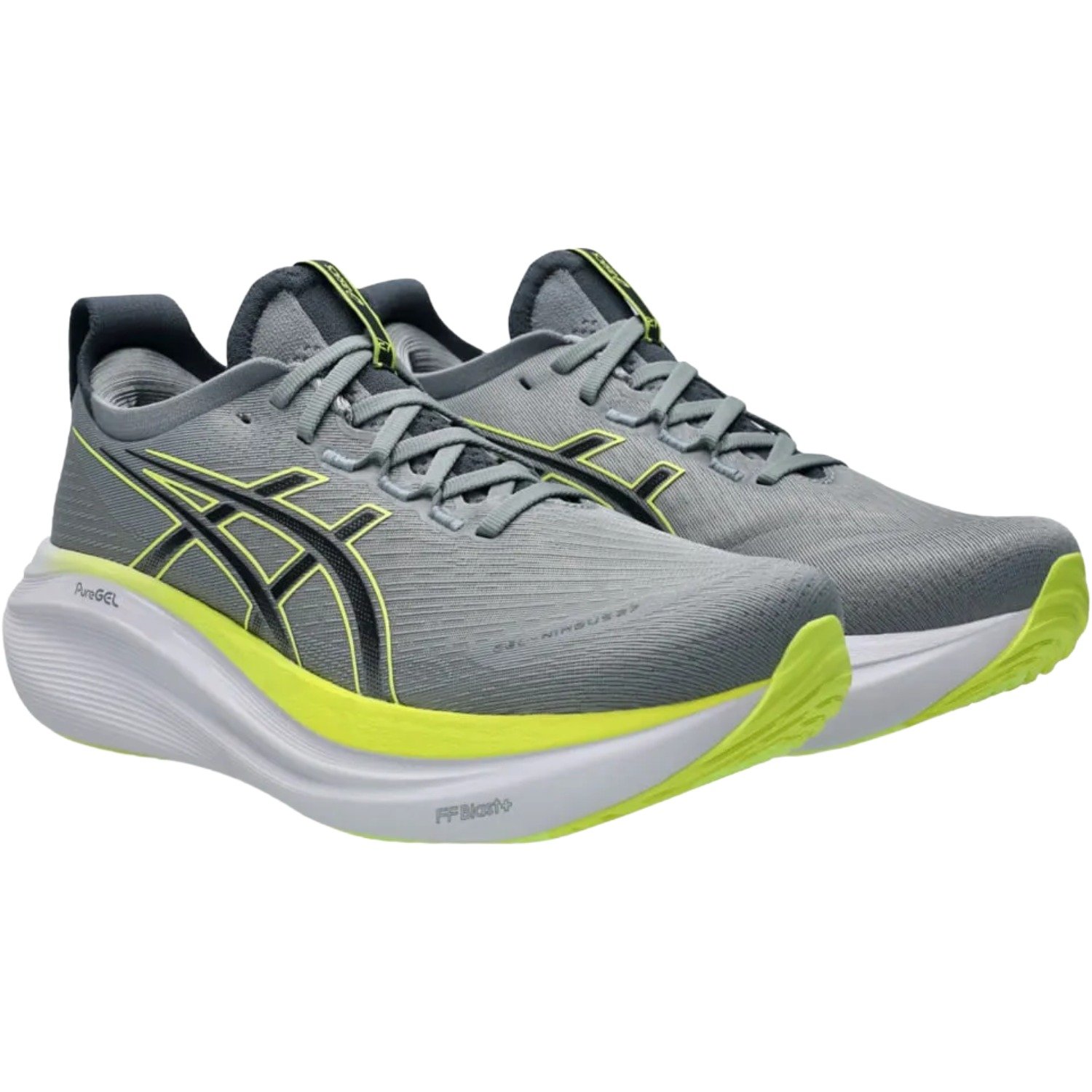 Tênis Asics Gel Nimbus 27 Masculino Cinza/Amarelo 3