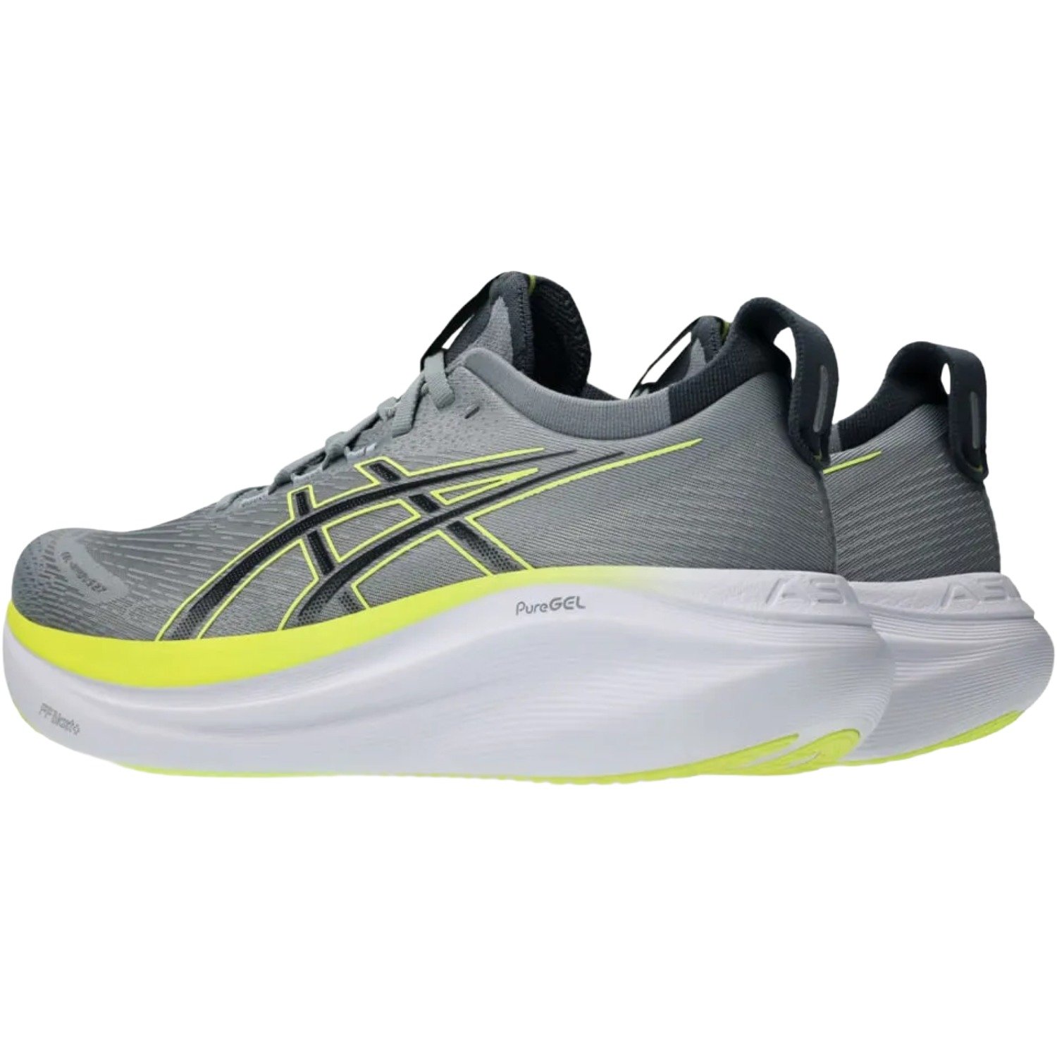 Tênis Asics Gel Nimbus 27 Masculino Cinza/Amarelo 4