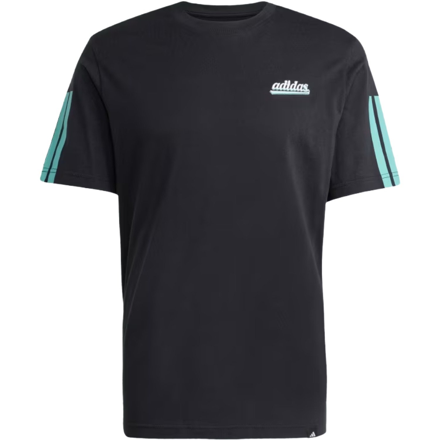 Camiseta Adidas Gráfica Script Masculino Preto