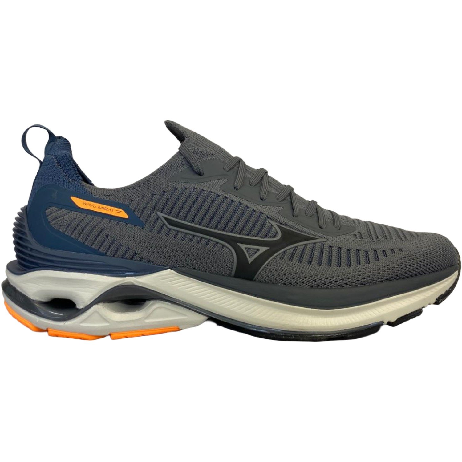 Tênis Mizuno Wave Mirai 7 Masculino Cinza