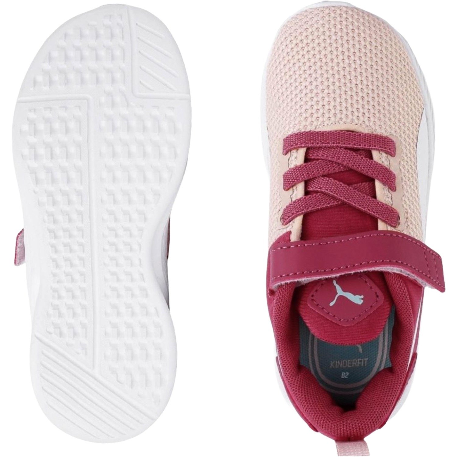 Tênis Puma Fyler Runer V Infantil Rosa 3