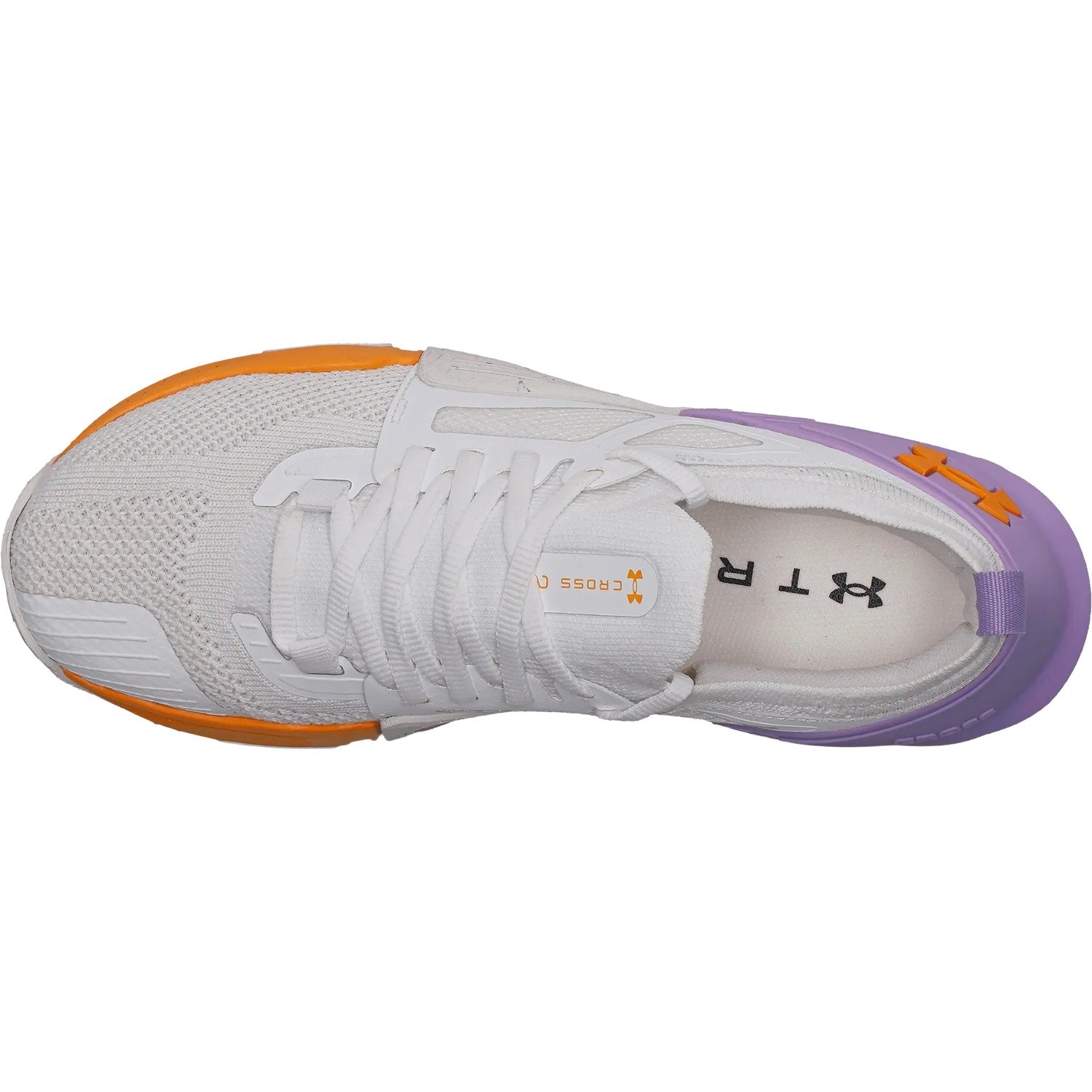 Tênis Under Armour Tribase Cross 2 Feminino Branco/Roxo/Laranja 2