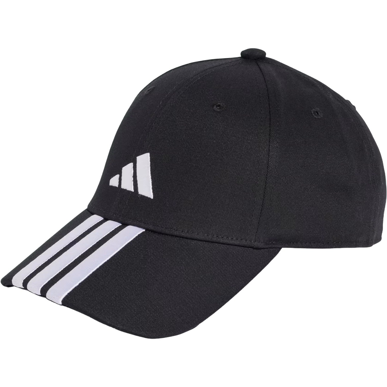 Boné Adidas Baseball Três Listras Infantil Preto 1