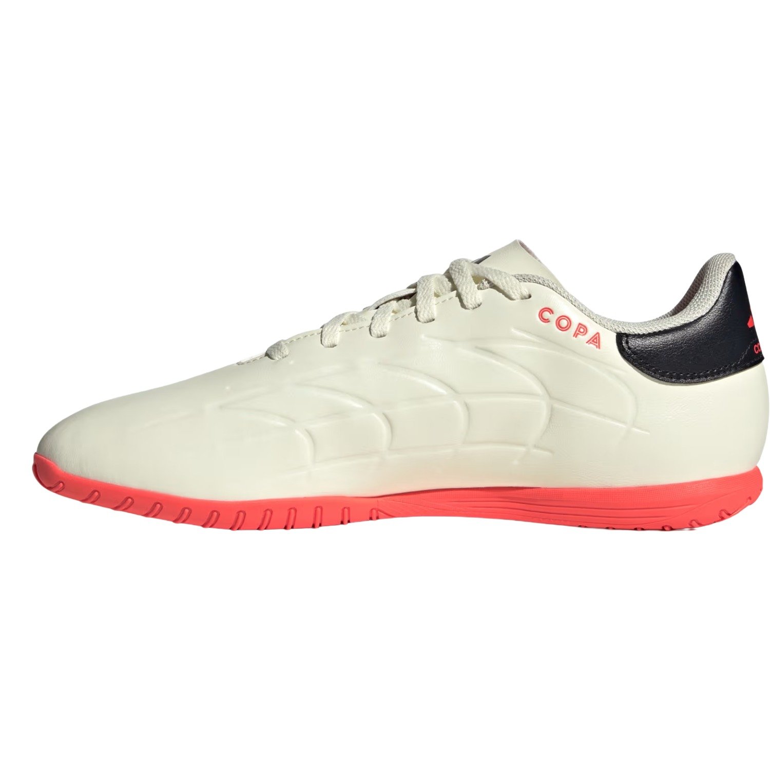 Chuteira Futsal Adidas Copa Pure II Club In Masculino Bege/Preto/Laranja 2