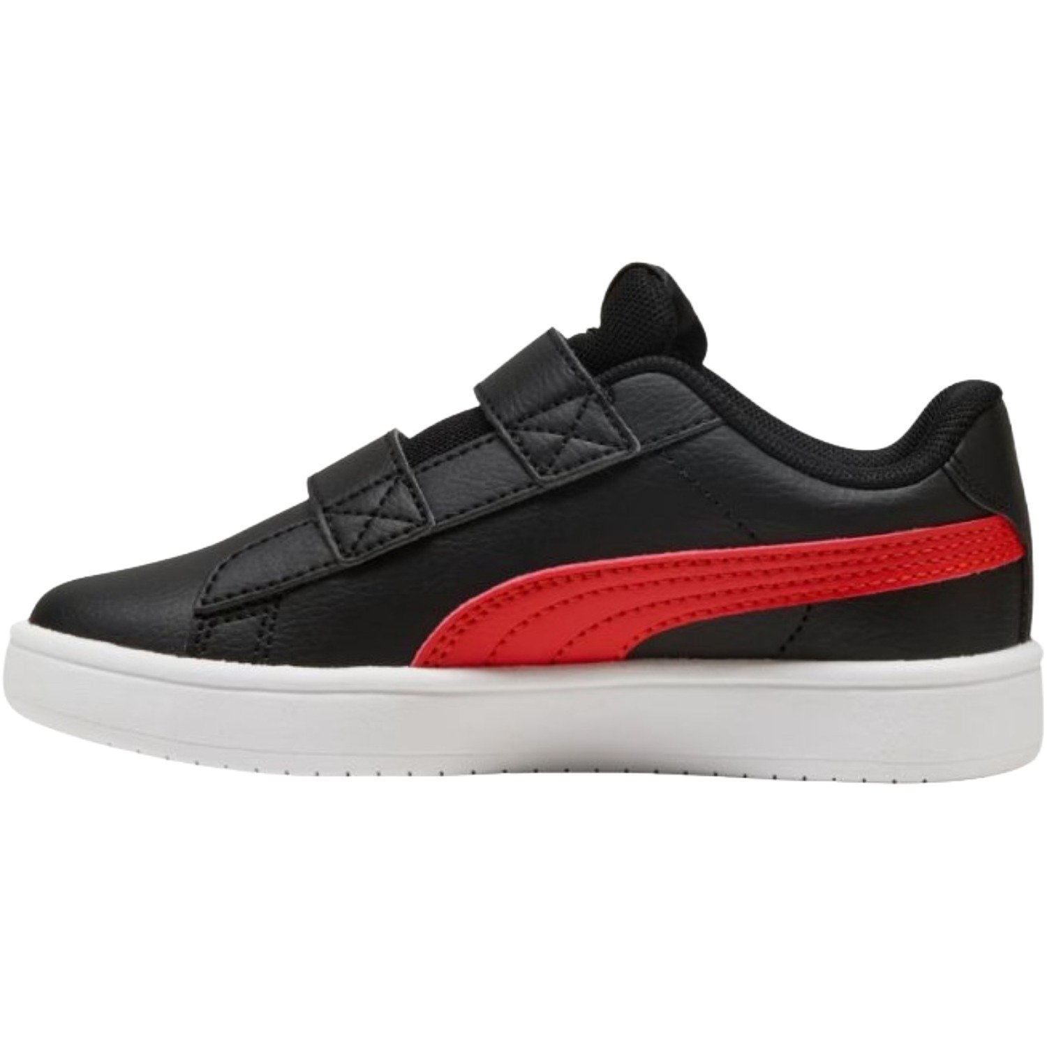 Tênis Puma Rickie Classic Infantil Preto/Vermelho 2