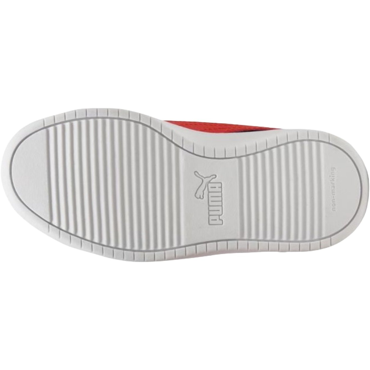 Tênis Puma Rickie Classic Infantil Preto/Vermelho 3