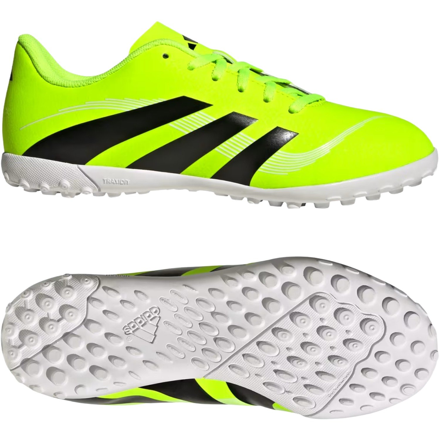 Chuteira Society Adidas Predator 25 Essentials Infantil Amarelo/Preto 5