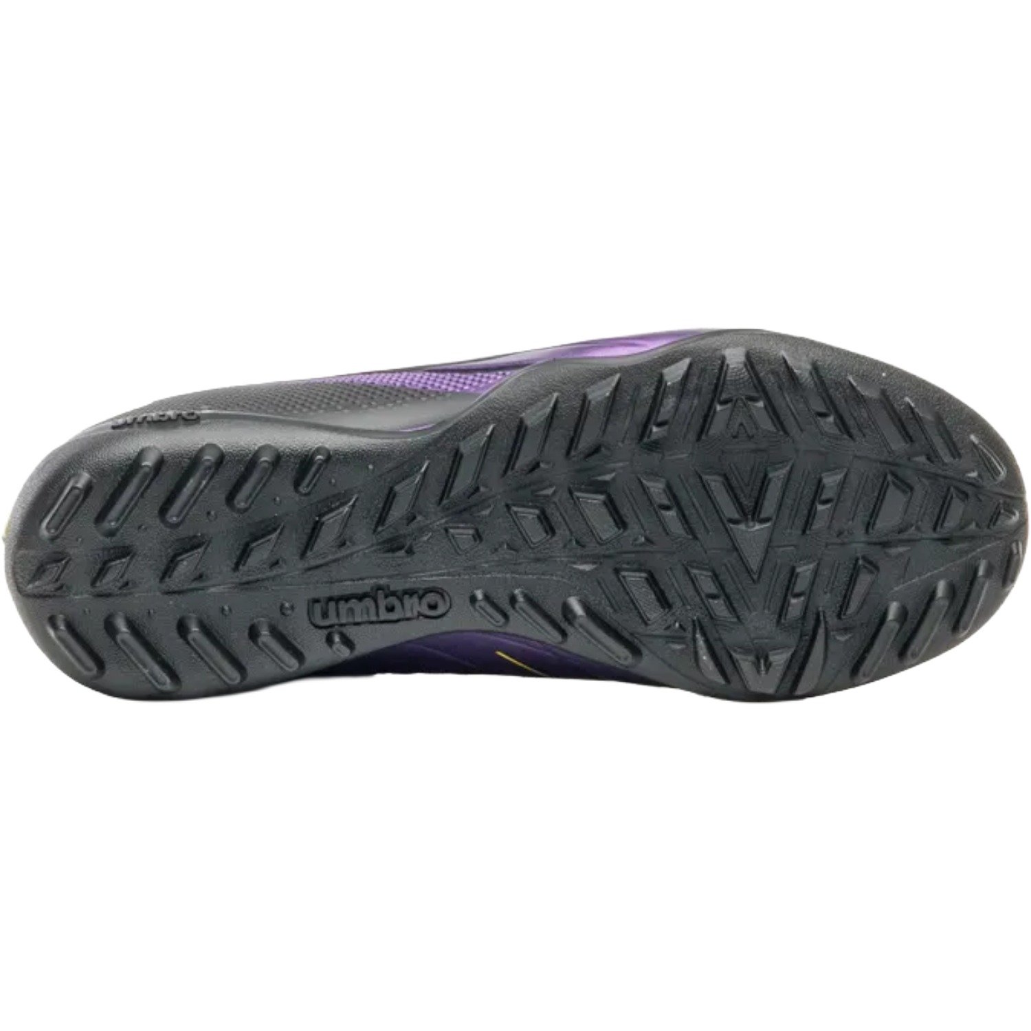 Chuteira Society Umbro Domain Infantil Roxo/Preto/Amarelo 4