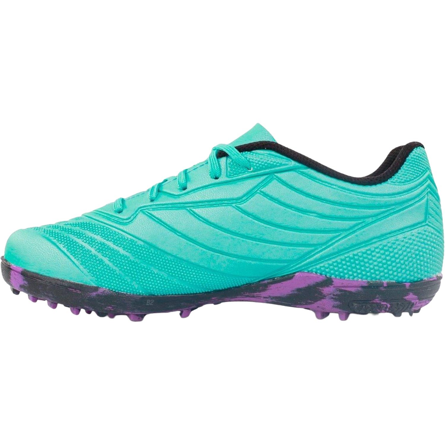 Chuteira Society Penalty Matis XXI Infantil Verde/Roxo 2